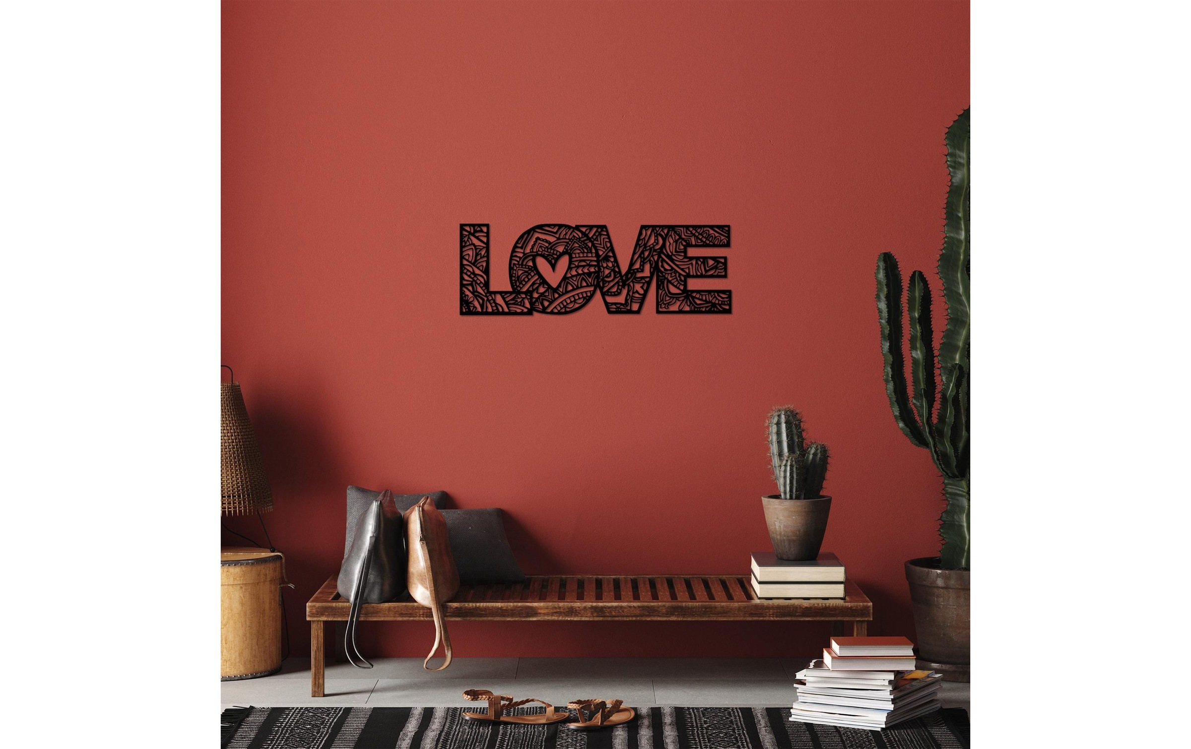 Wanddekoobjekt »Wallxpert Love 70 x 23 cm«