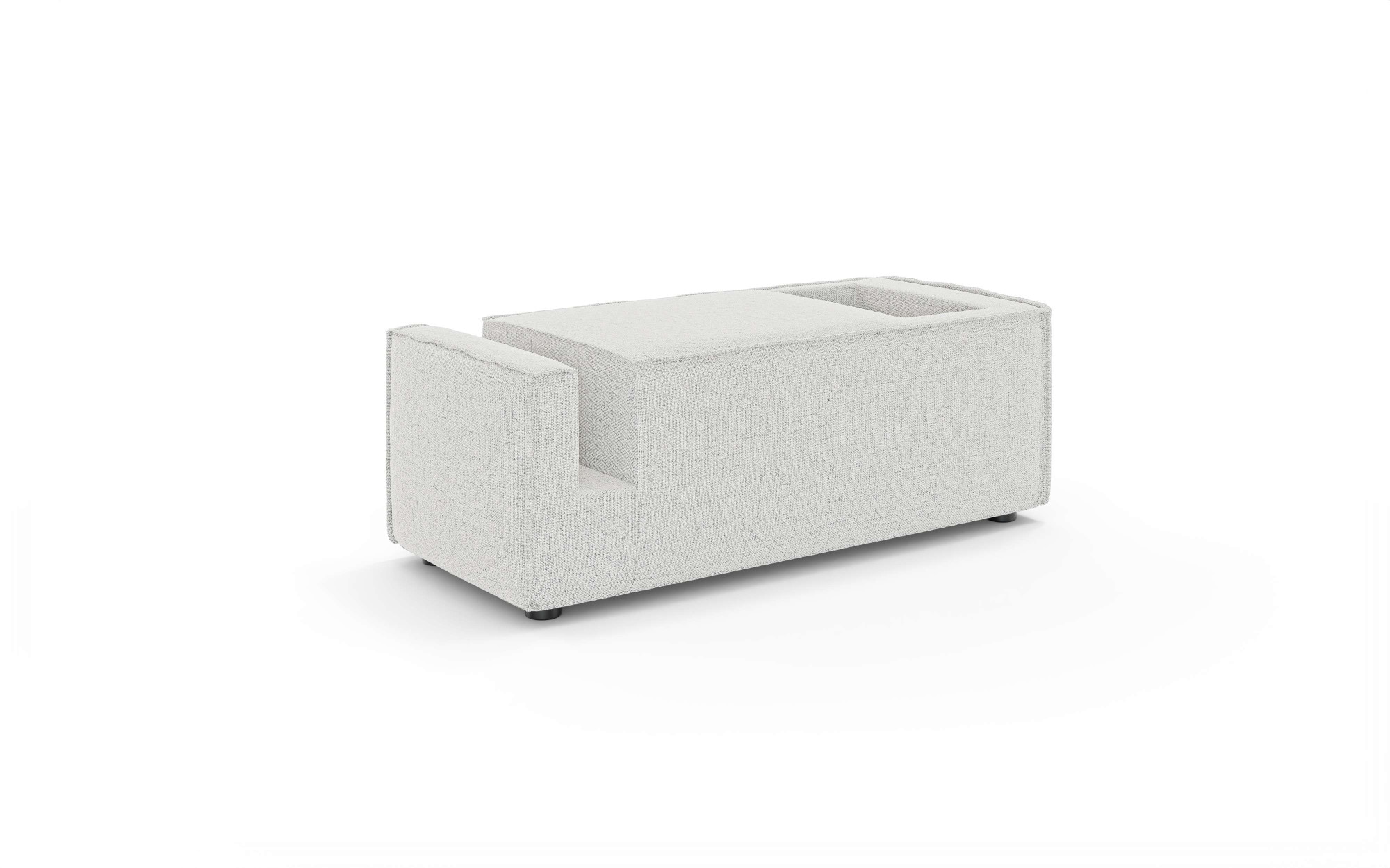 GOODproduct Sofaelement »HAILY Tisch für das Modulsofa, Masse B/T/H: 45/100/37 cm« als Modul oder separat verwendbar, mit Steckfach und Ablagefläche