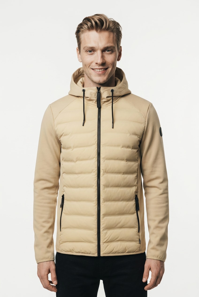 Icepeak Strickjacke »H SOFTSHELLJACKE ARZBERG« mit fester Kapuze, aus Polyester, Viskose und Elasthan