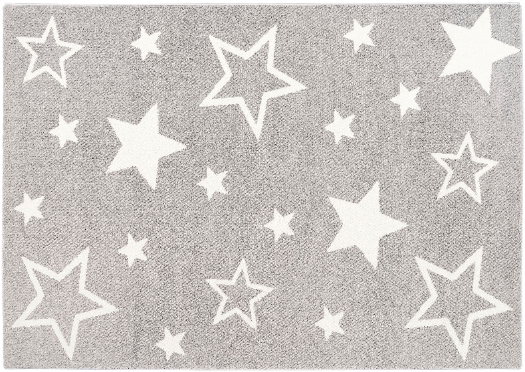 OCI DIE TEPPICHMARKE Tapis pour enfants »KIDDY STAR« Rectangulaire 11 mm Höhe robuster Kurzflor, Stern, gemustert