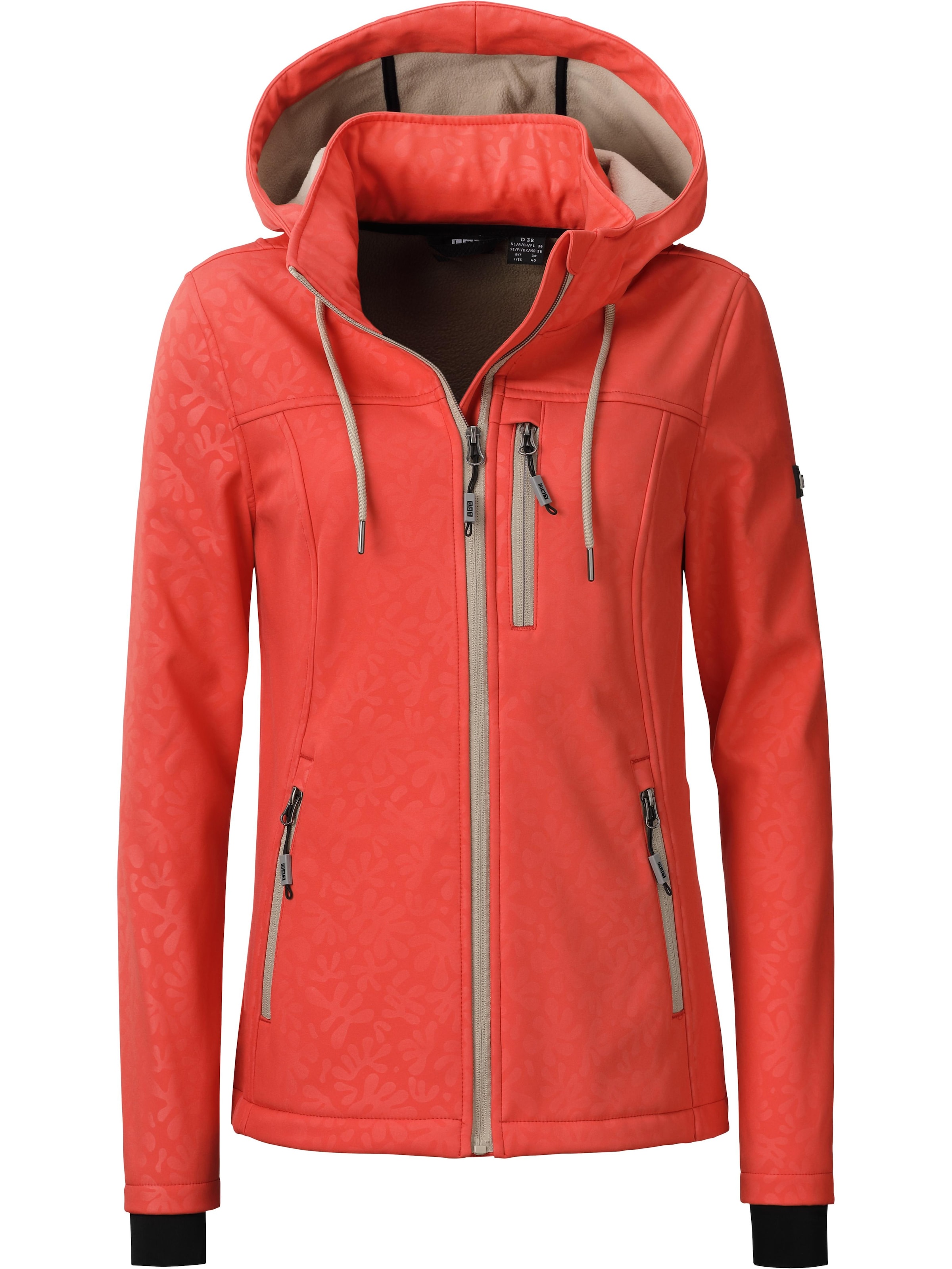 LPO Softshelljacke »Softshelljacke Janice Übergangsjacke« Allover-Print