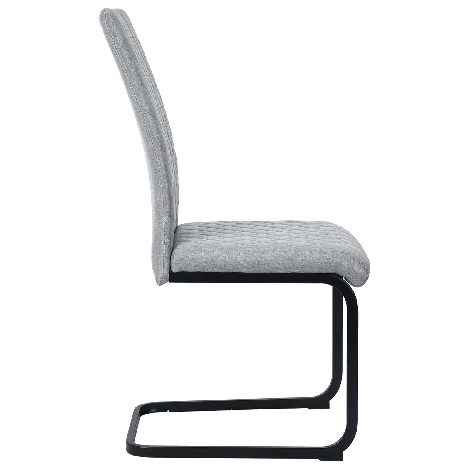 GOODproduct Chaise de salle à manger »Valbourg« () 2 cuisFreischwinger, gepolsterte Rückenlehne und Sitzfläche, Sitzhöhe 48 cm