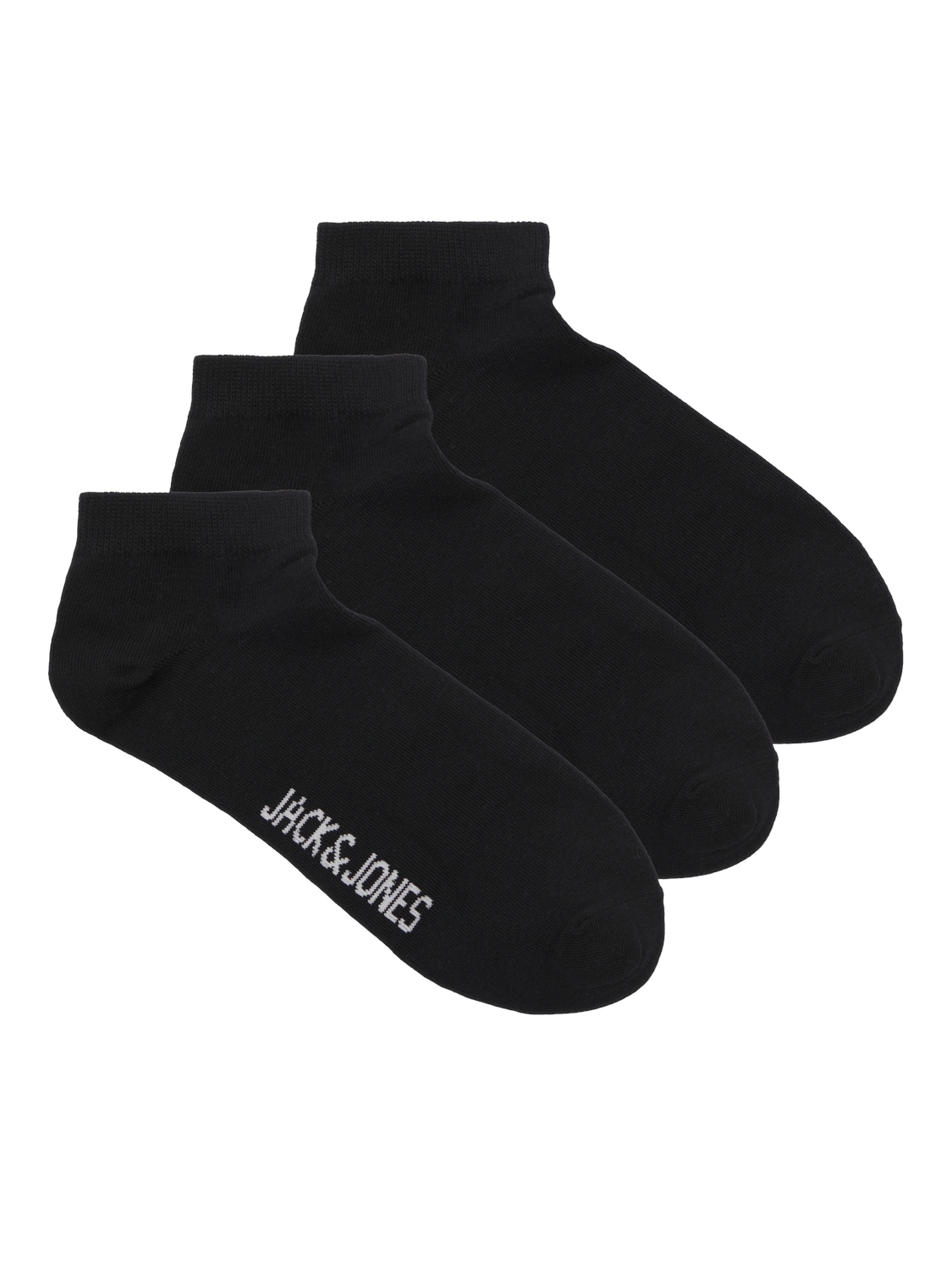 Image of Jack & Jones Sneakersocken "JACLOUIS – Sockenpackung mit Stretch-Anteil, Einheitsgrösse" Packung, 3 Paar tlg. unifarben, casual