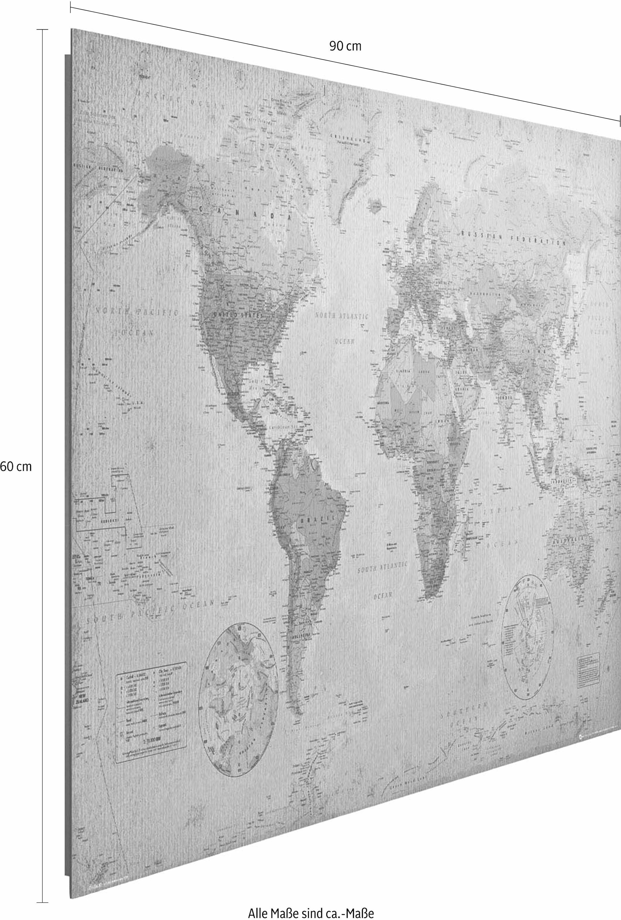 Reinders! Deco-Panel »Weltkarte antik«, 90/60 cm jetzt kaufen