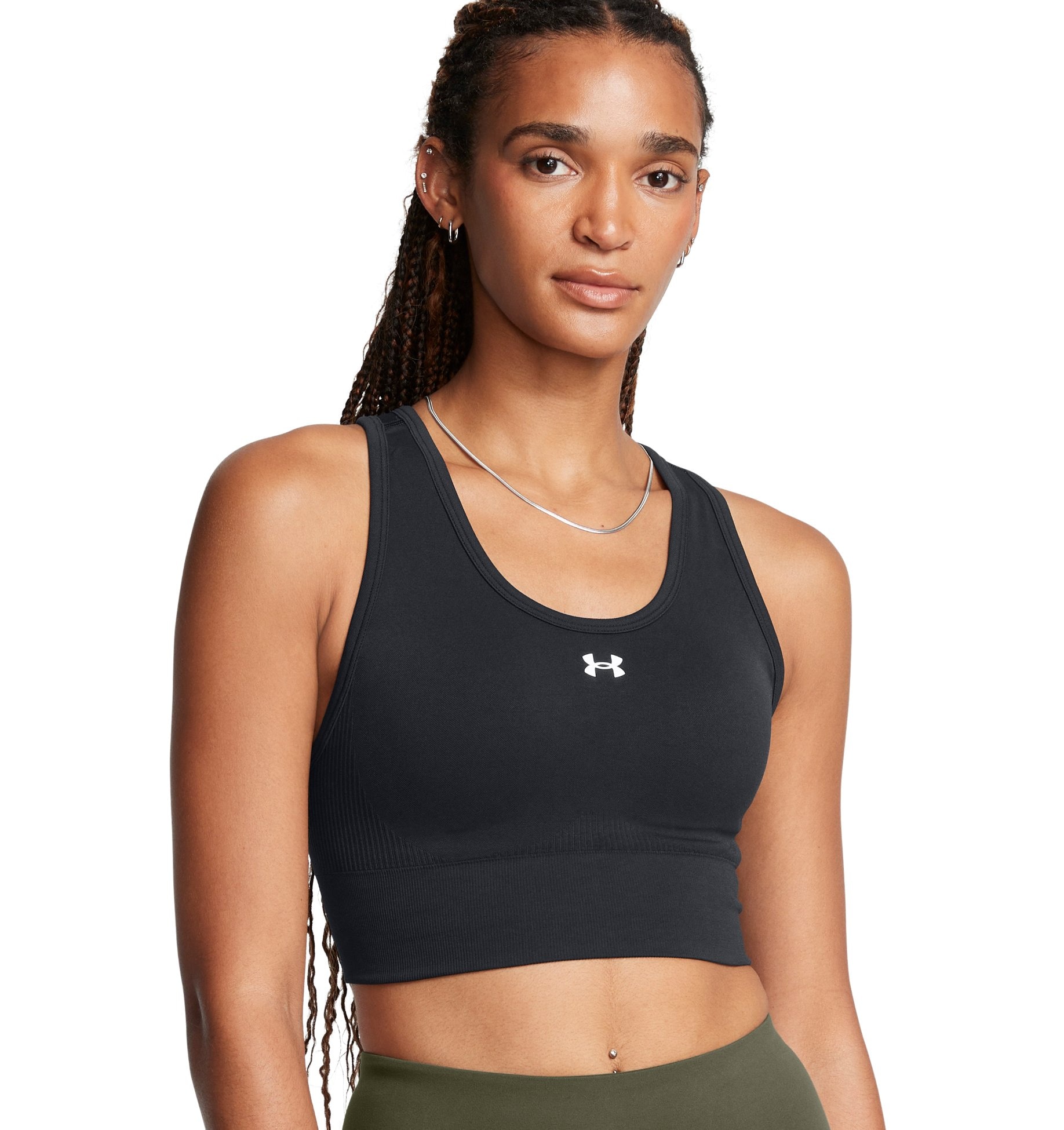 Image of Under Armour Sport-BH "VANISH SEAMLESS MID BRA" nahtloses Design, mit Elasthan-Anteil, leichtes Material