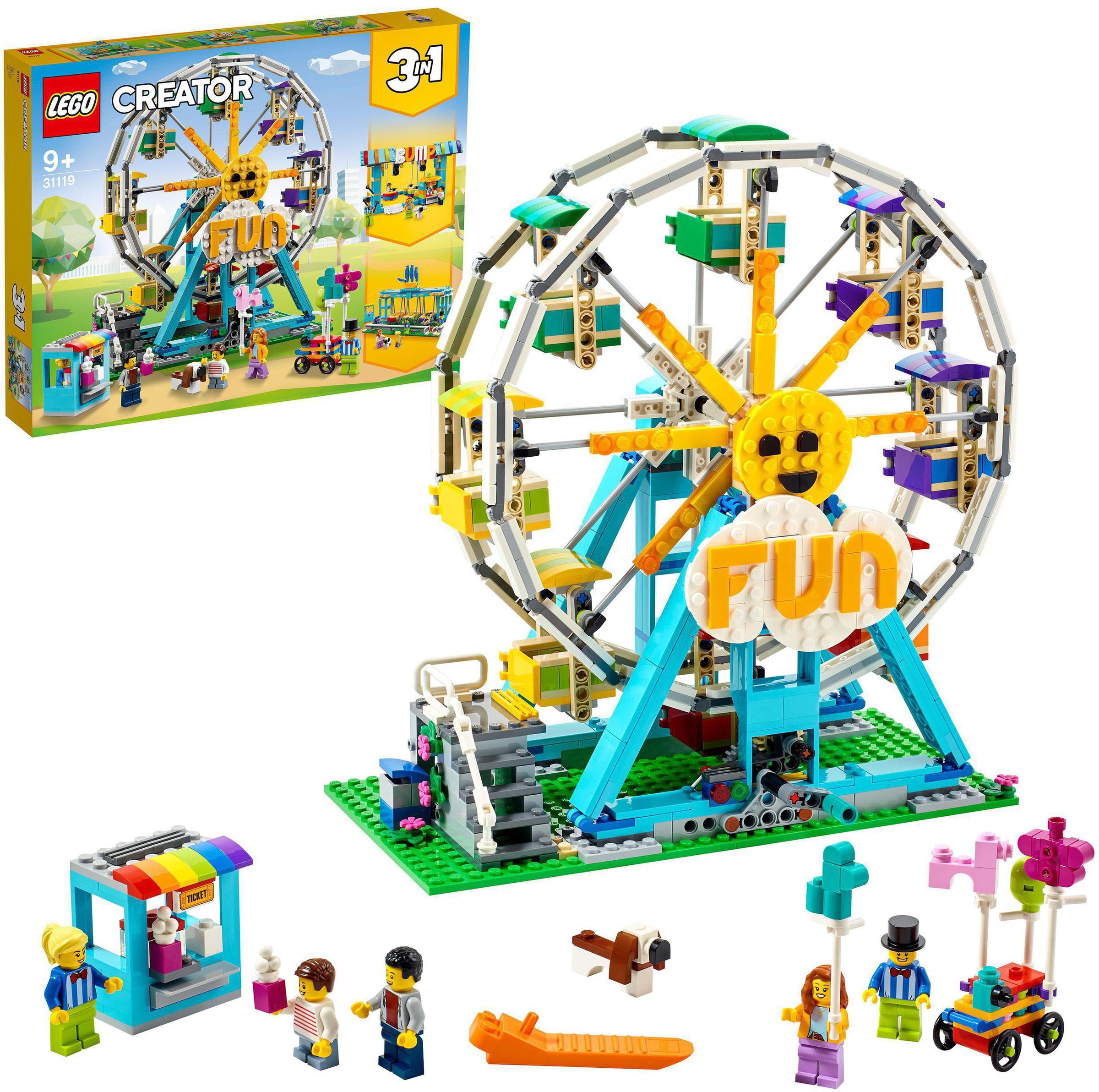Image of LEGO® Konstruktionsspielsteine »Riesenrad (31119), LEGO® Creator 3in1«, (1002 St.) bei Ackermann Versand Schweiz