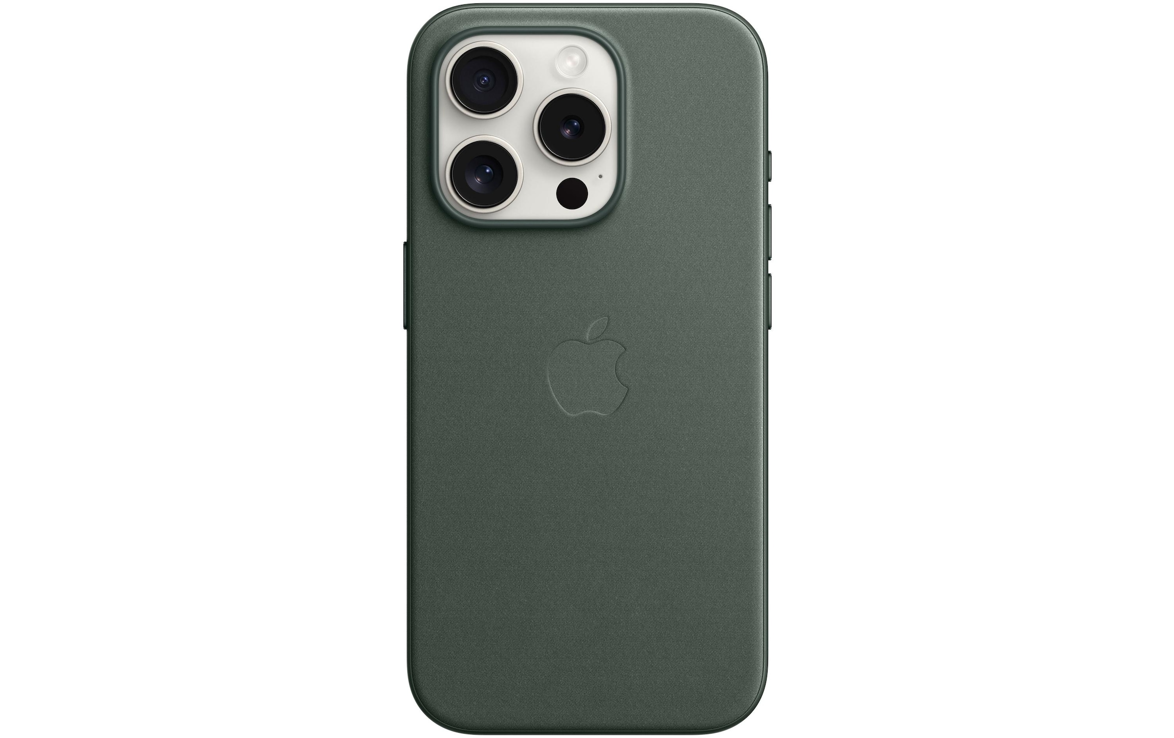 Apple Smartphone Feingewebe Case mit MagSafe, iPhone 15 Pro, Immergrün