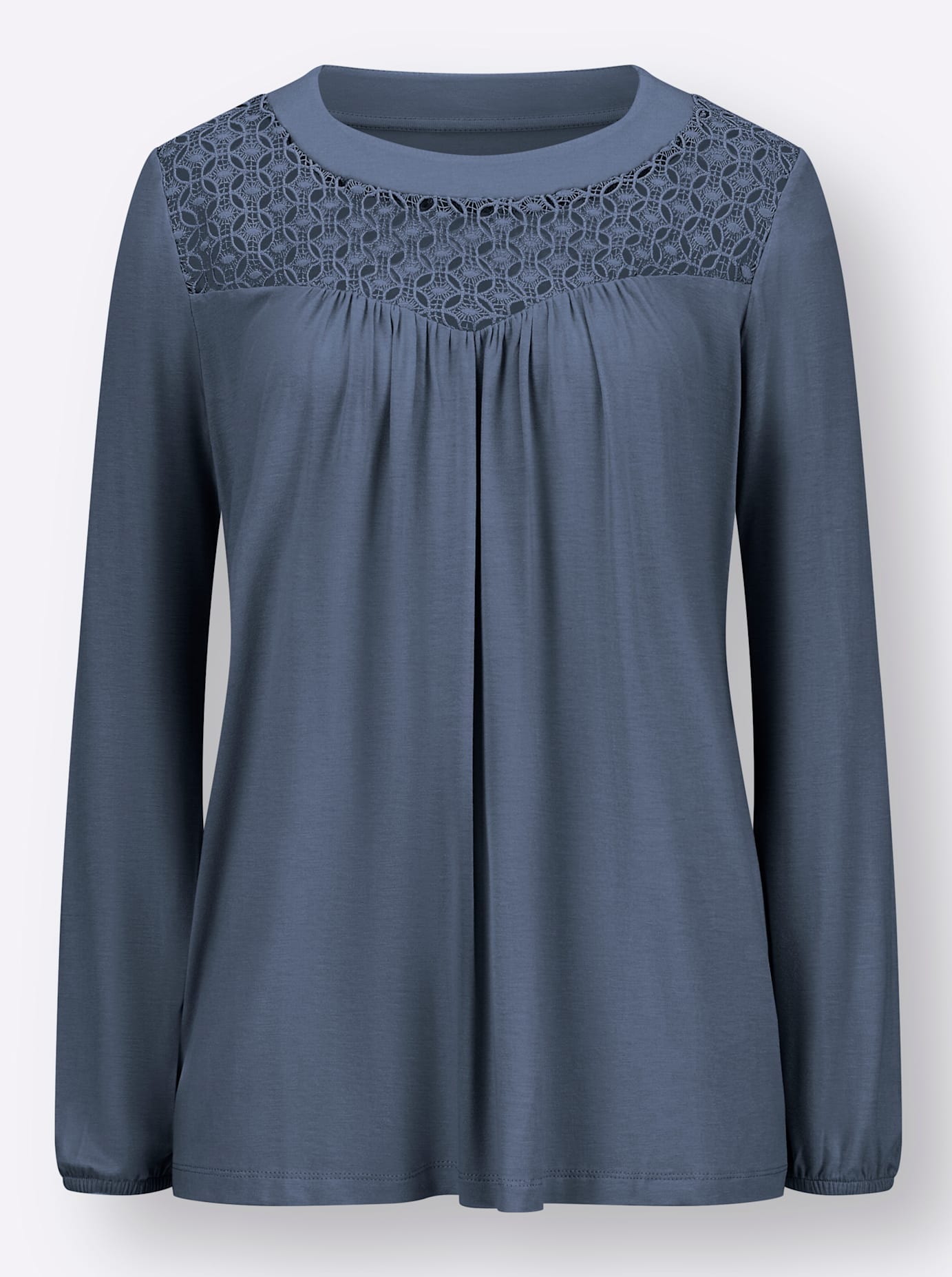 Classic Basics Spitzenshirt »Langarm-Shirt«, (1 tlg.)