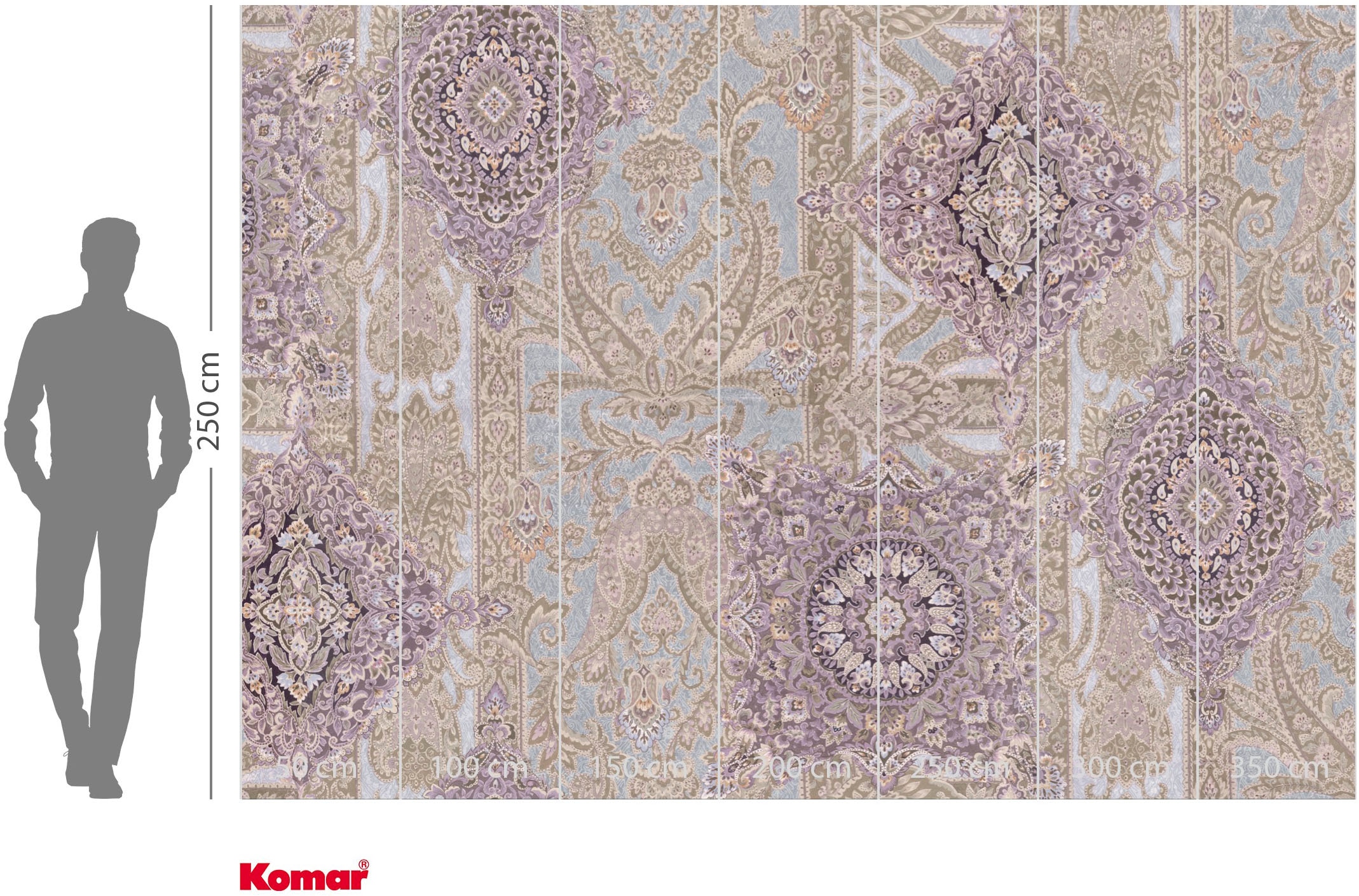 Komar Fototapete »Vlies Fototapete - Jaipur - Grösse 350 x 250 cm« Motiv | bedruckt glatt