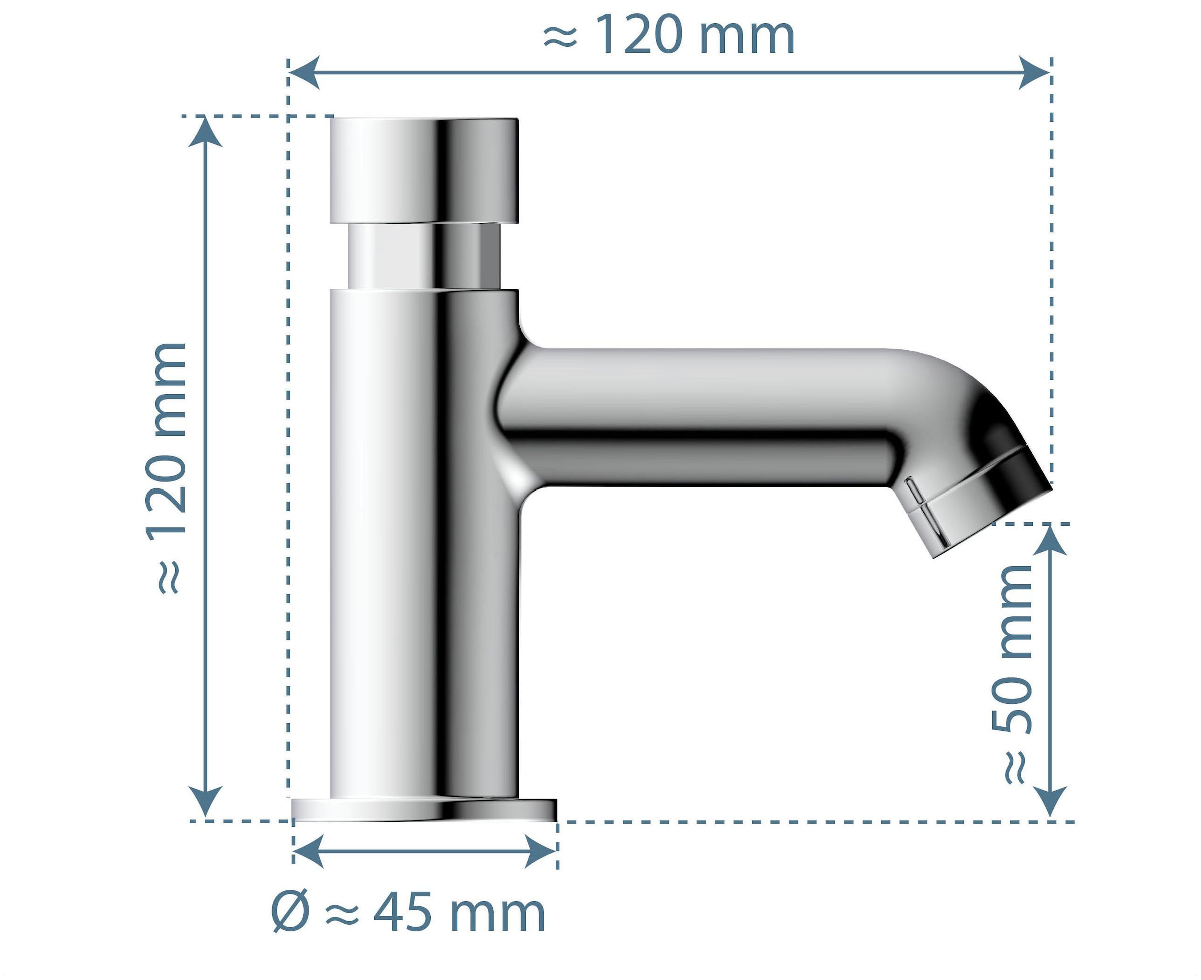 Schütte Robinet de lavabo »LIMA« - Robinet d'eau froide en laiton