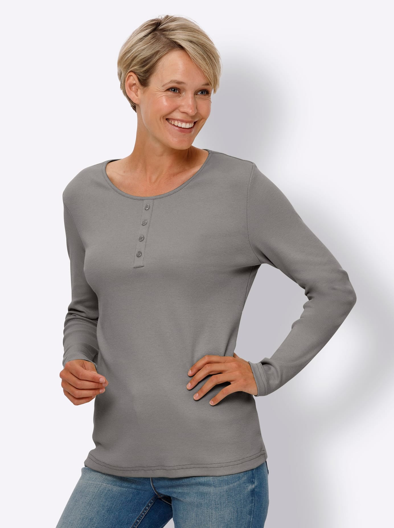 Classic Basics Langarmshirt »Langarm-Shirt«, (1 tlg.)