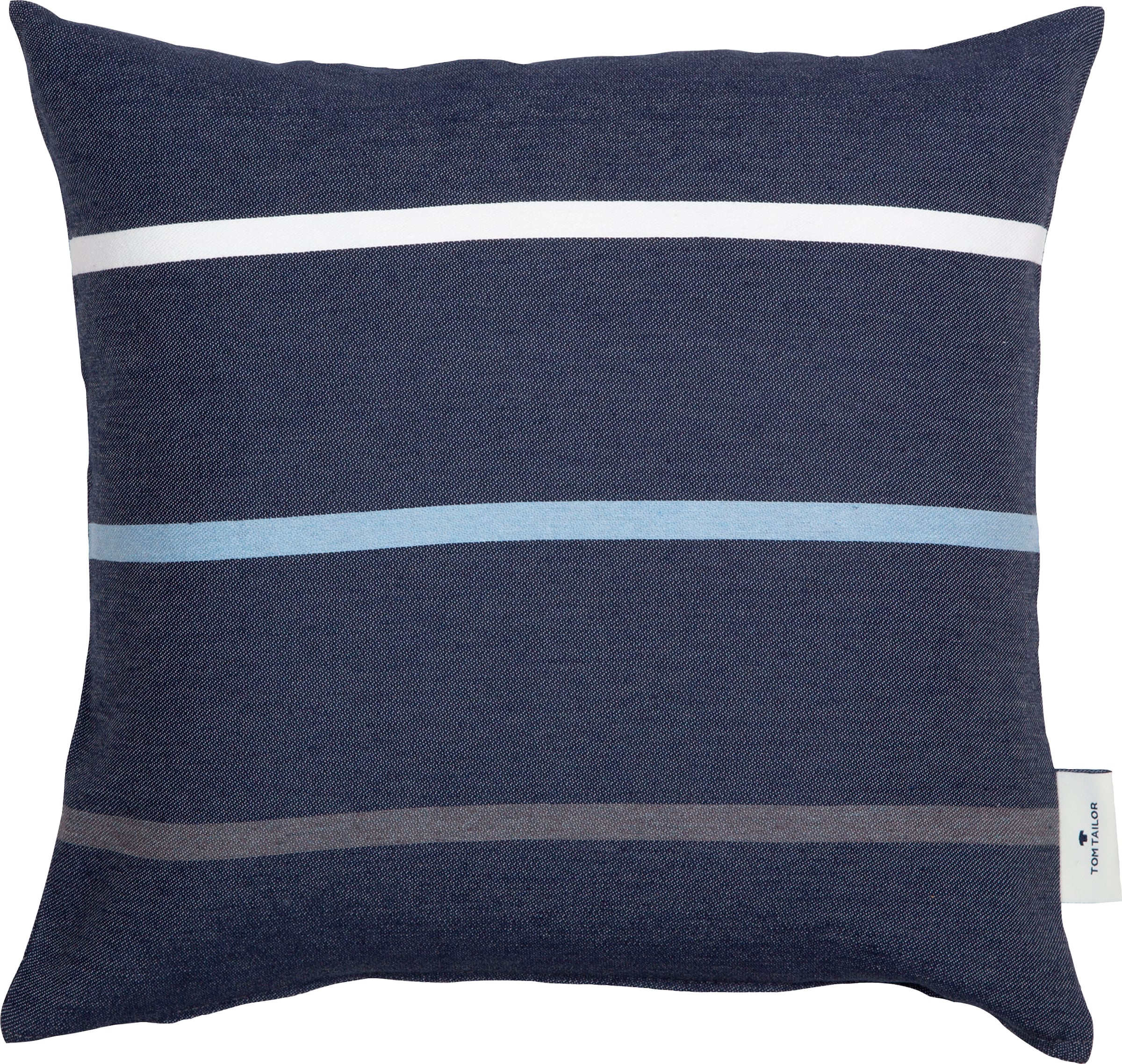 Image of TOM TAILOR Dekokissen »Tape«, (1 St.), mit unifarbener Rückseite bei Ackermann Versand Schweiz