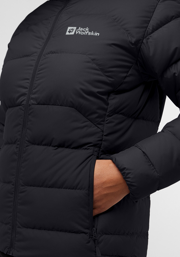 Jack Wolfskin Daunenjacke »ATHER DOWN HOODY W«, mit Kapuze