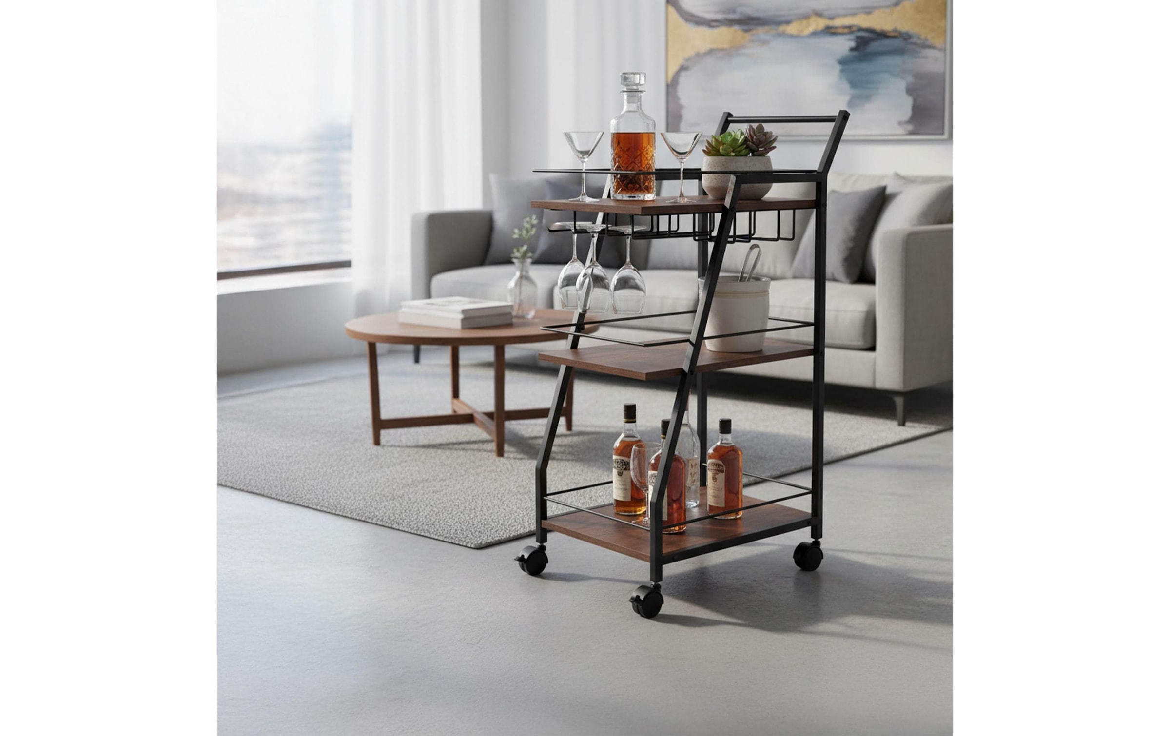 relaxdays Chariot de cuisine »39 x 83 x 29 cm«
