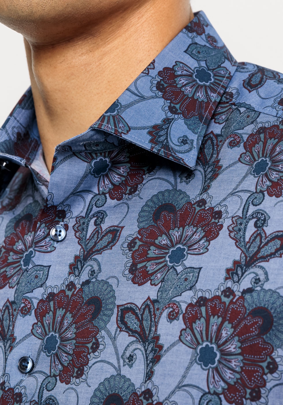 OLYMP Chemise à manches longues »Level Five body fit« mit modischem Print, Langarm