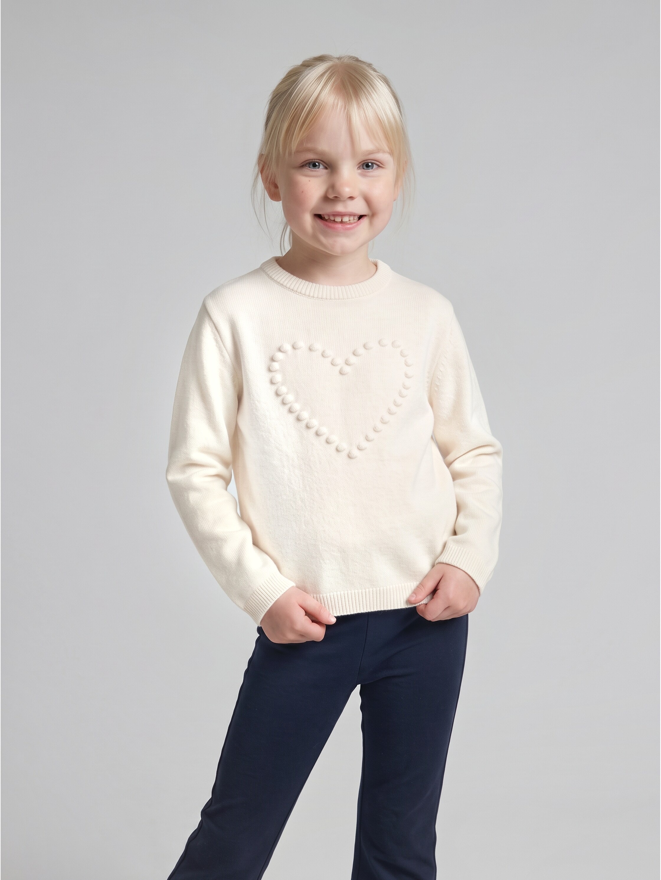 Image of TOM TAILOR Jacquardpullover mit Herzmuster