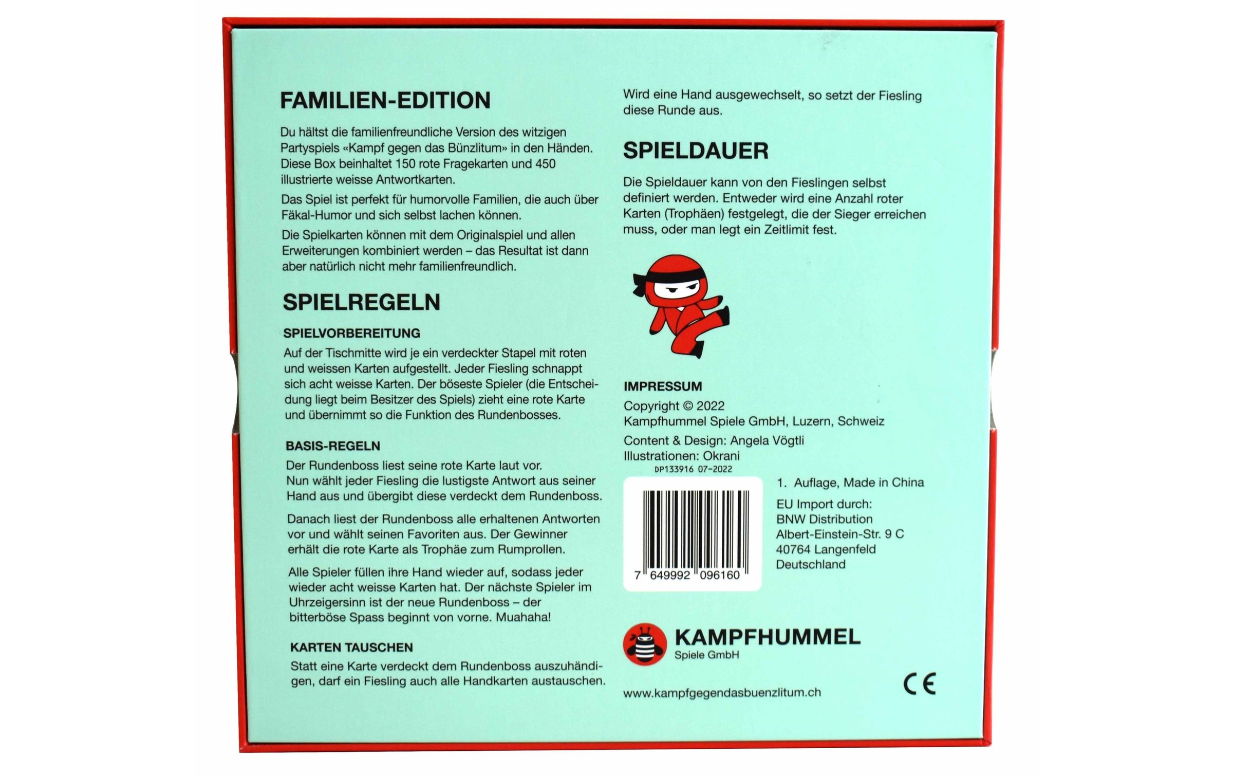   Spiel »Kampfhummel Kampf gegen das Bünzlitum: Familienedition«