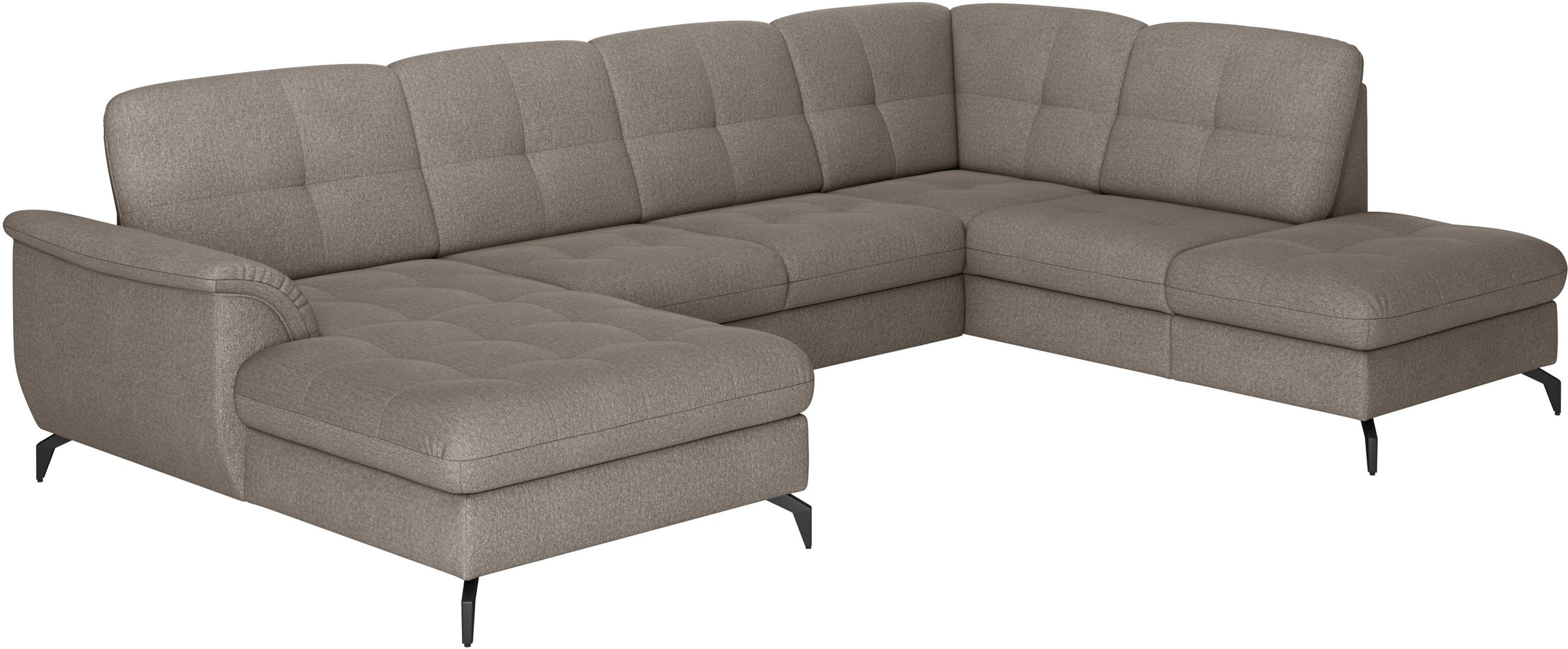 sit&more Wohnlandschaft »Zora U-Form«, wahlweise mit Bettfunktion und Bettkasten