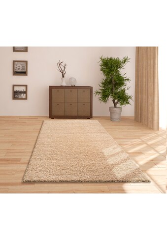 Home affaire Teppich »Viva«, rechteckig, Uni Farben, einfarbig, besonders weich und... kaufen