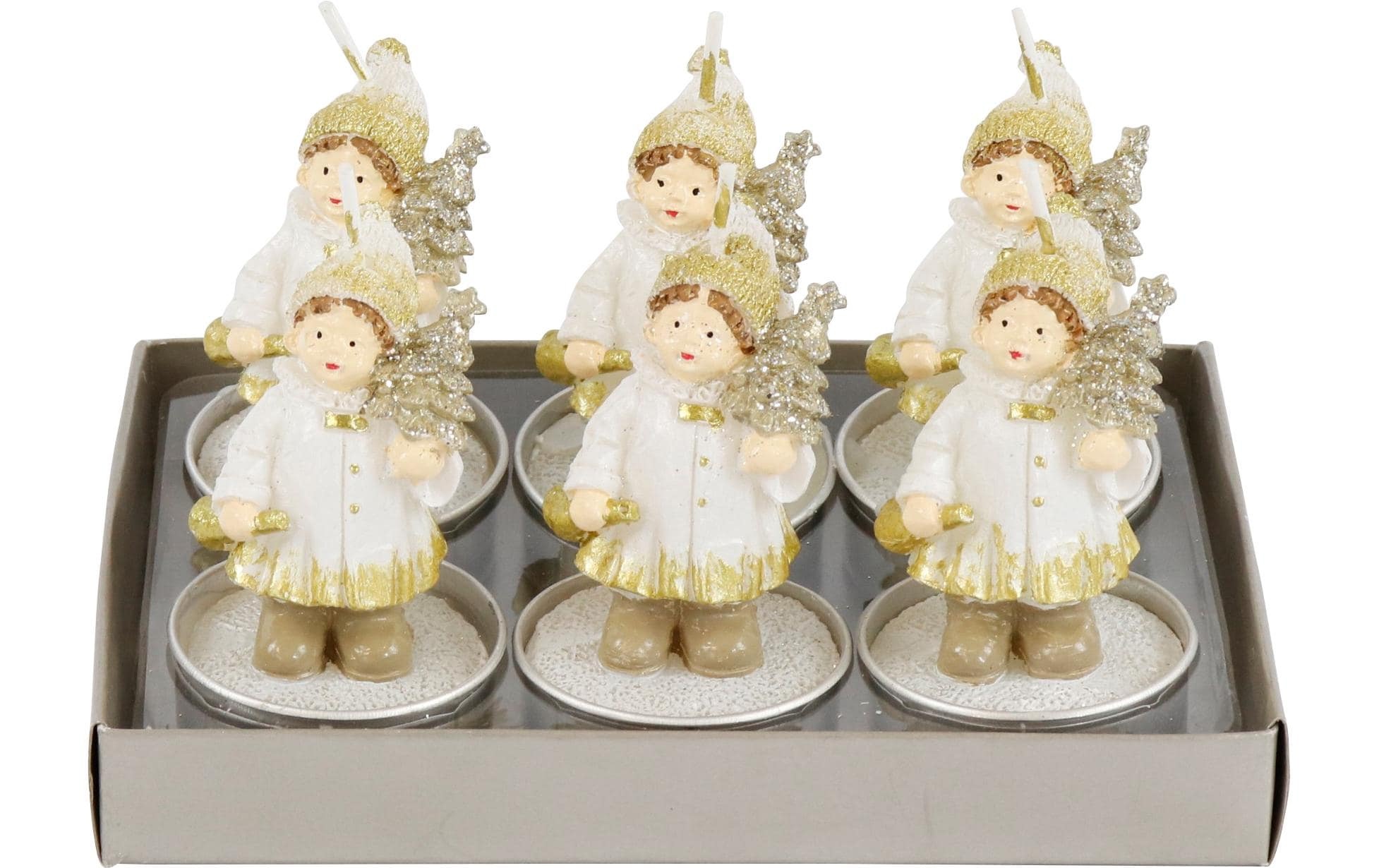 Teelicht »Hoff Interieur Weihnachtsmädchen 6 Stück, 45052 cm x 45049 cm«  kaufen | Engelfiguren