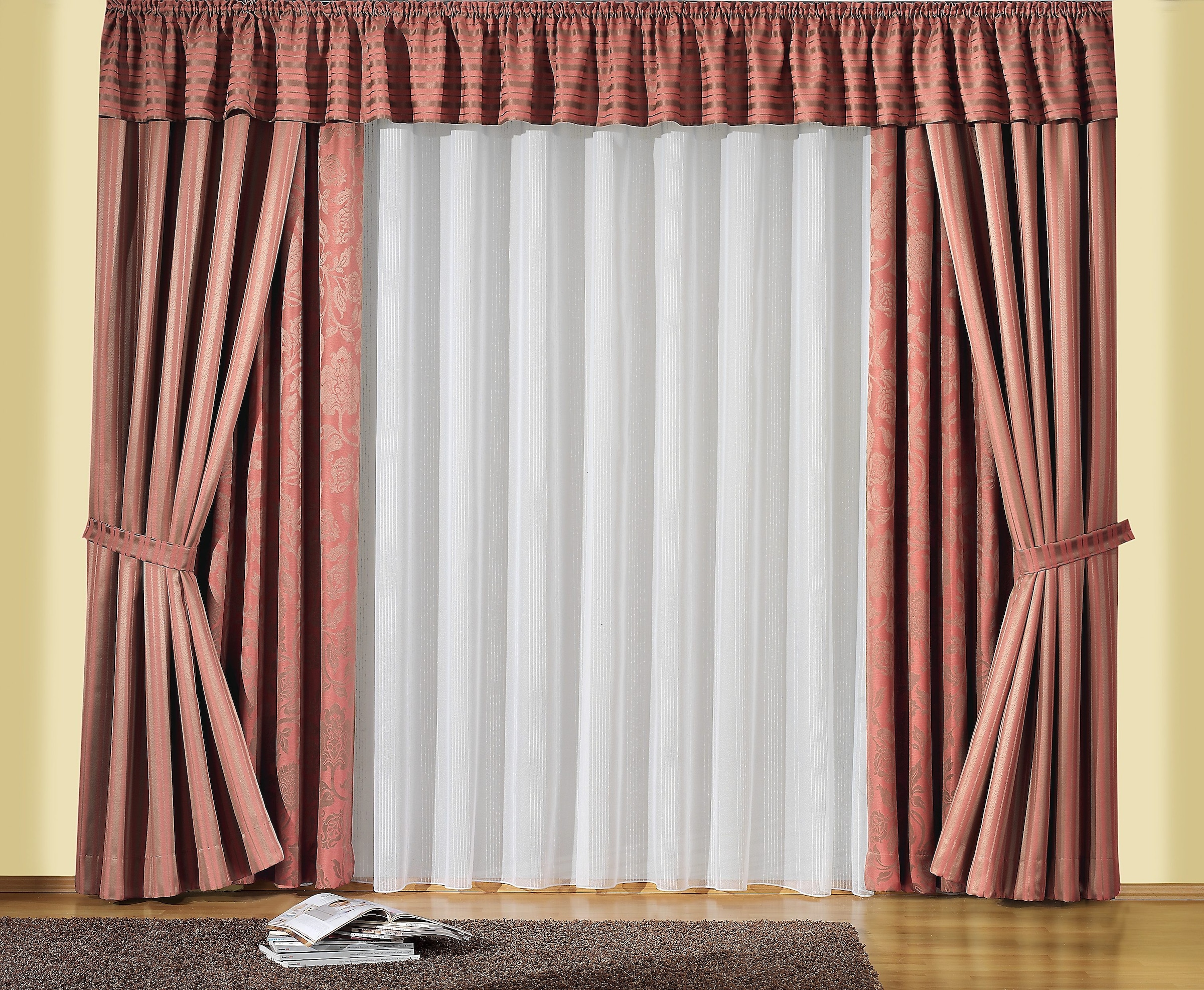 Wirth Rideau »Lena« Ruban plissé 1 cuis tlg. Store