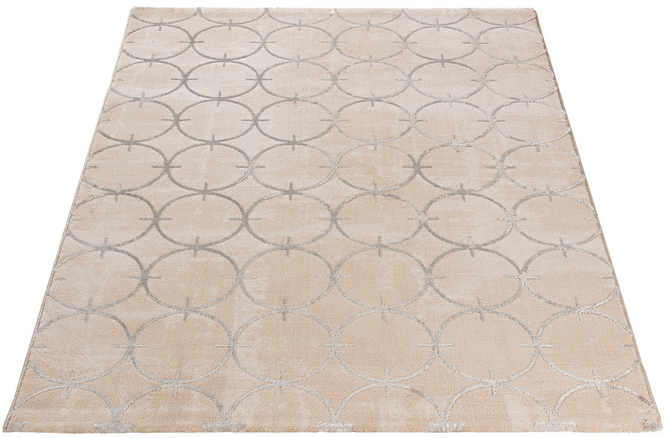 Image of Sehrazat Teppich »Lara 701«, rechteckig, 10 mm Höhe, Hoch-Tief-Struktur, mit Glanz, Wohnzimmer bei Ackermann Versand Schweiz