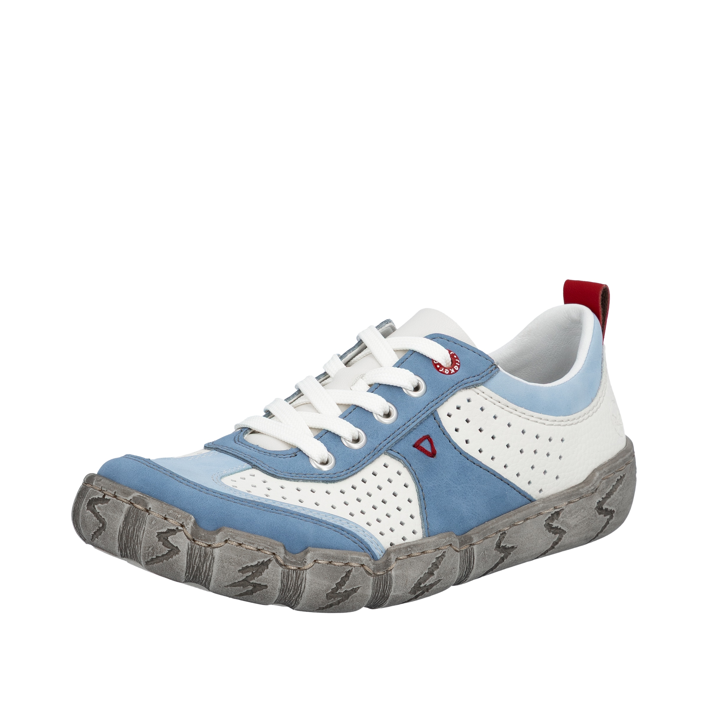 Image of Rieker Sneaker Schnürschuh, Halbschuh, Freizeitsneaker mit Perforation
