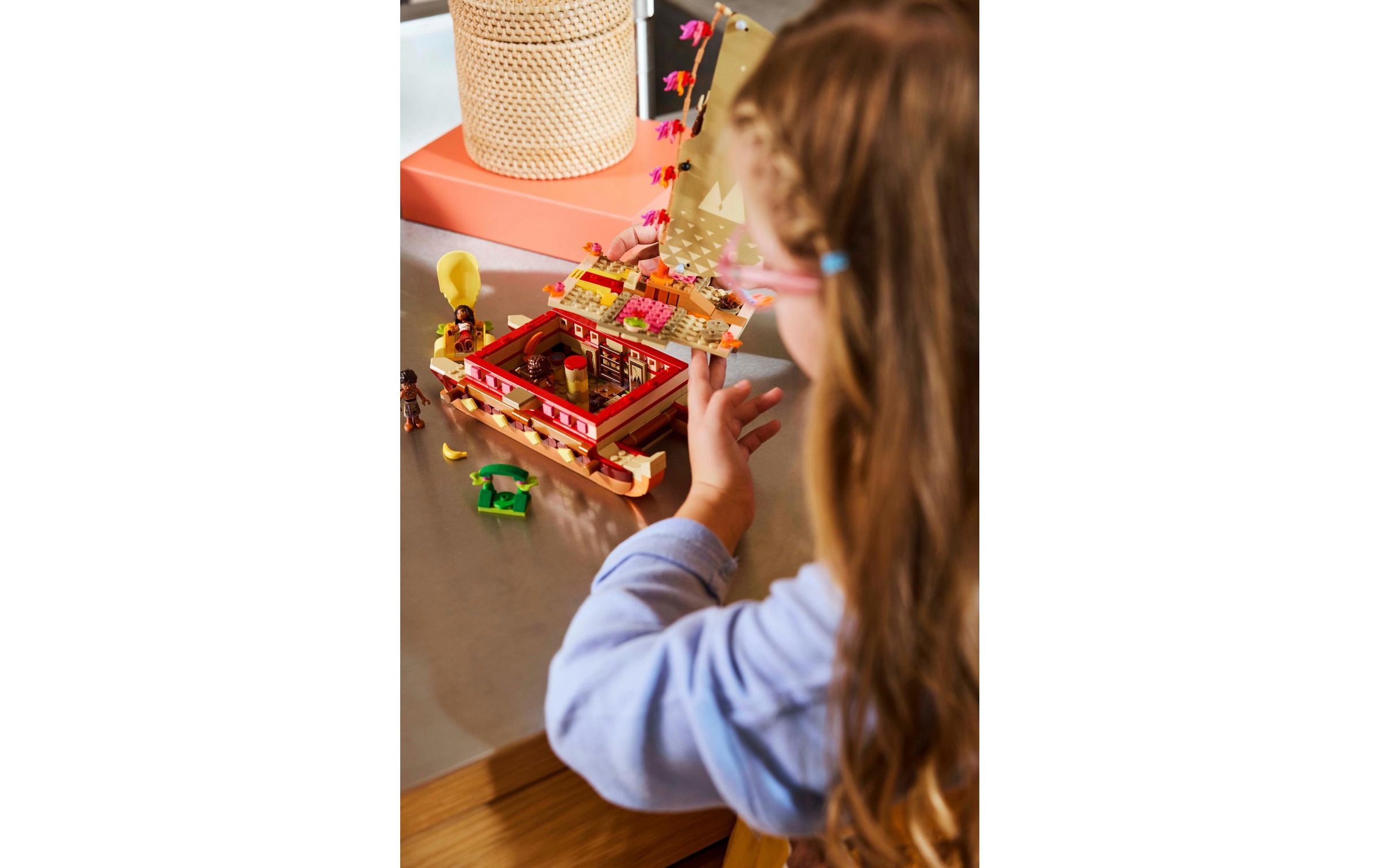 LEGO® Spielbausteine »Disney Princess Vaianas Abenteuerfloss 43270«, (529 St.)