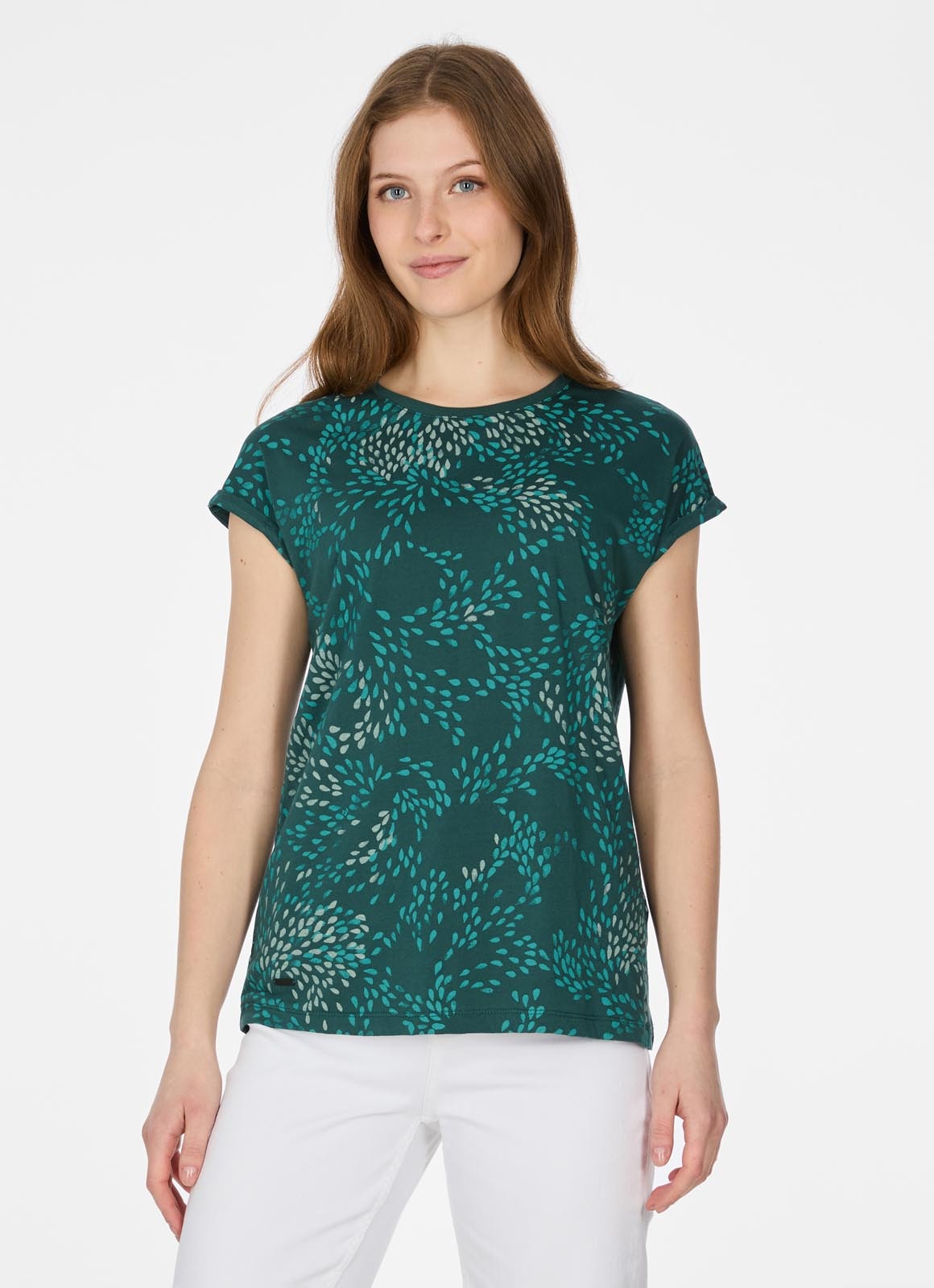 Image of Ragwear Kurzarmshirt "DIONA PRINT" T-Shirt mit buntem Allover-Print