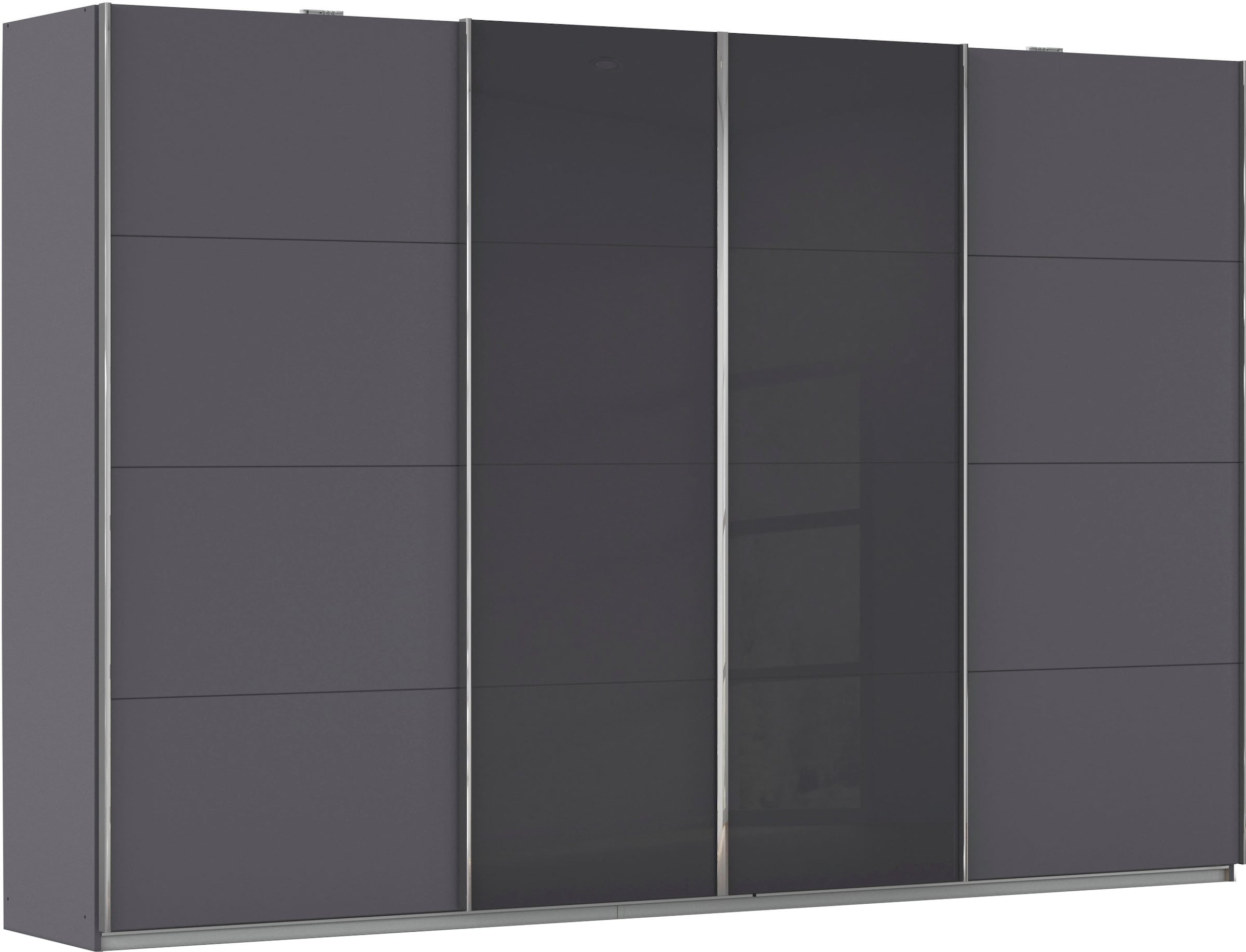 rauch Armoire à portes coulissantes »Kleiderschrank Schrank Garderobe Wäscheschrank Ankleide SYNCRONO« Mitteltüren öffnen parallel, Breiten 271/316/361 cm Höhen 211/230 cm,  Mitteltüren mit praktischer Synchron-Öffnung MADE IN GERMANY