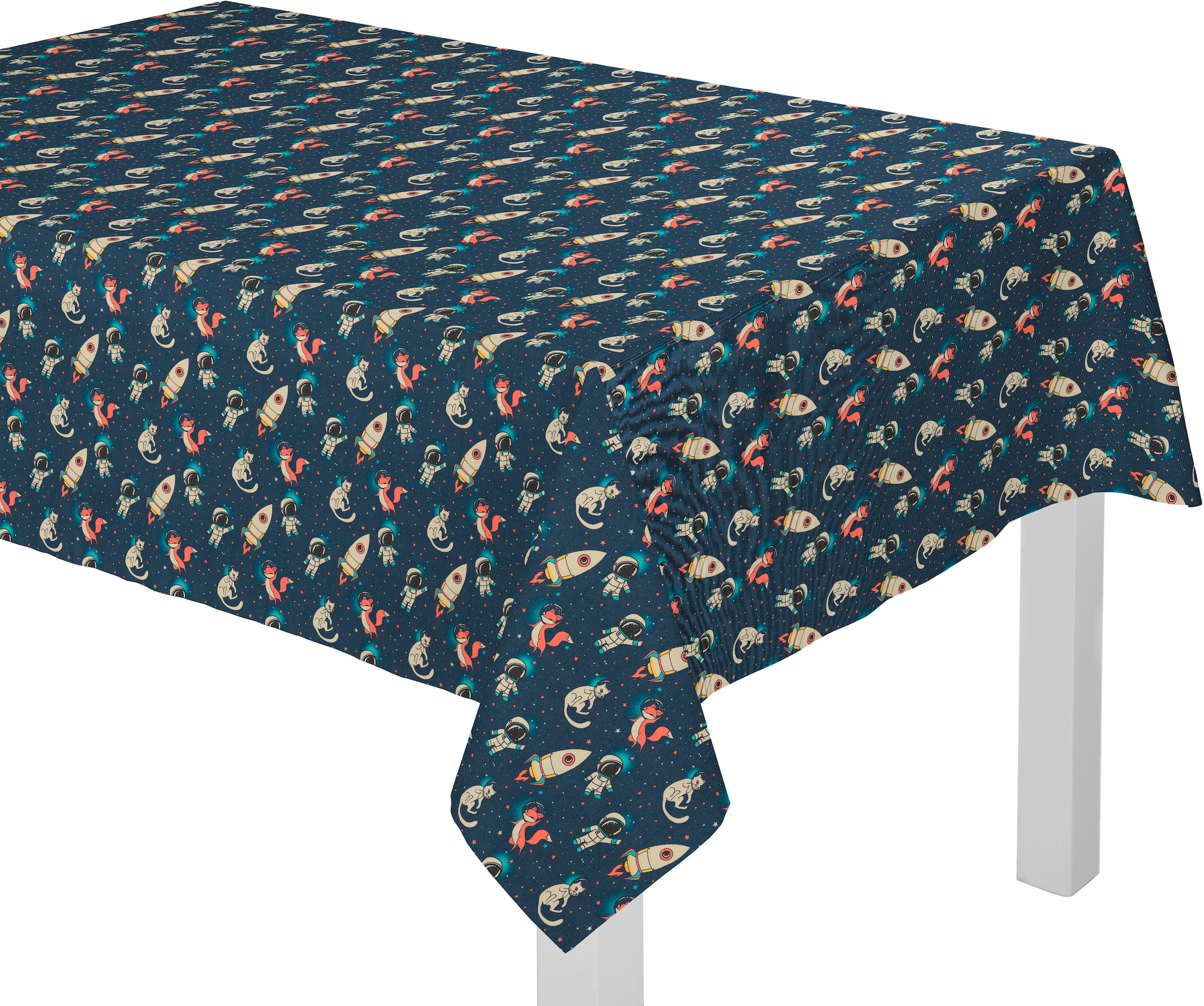 Image of Adam Tischdecke "Space" aus 100% Bio-Baumwolle