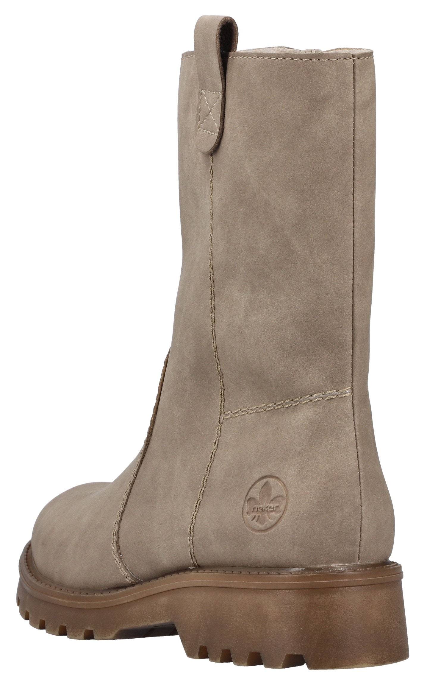 Rieker Winterstiefelette, Winterboots, Profilsohle, mit Innenreissverschluss