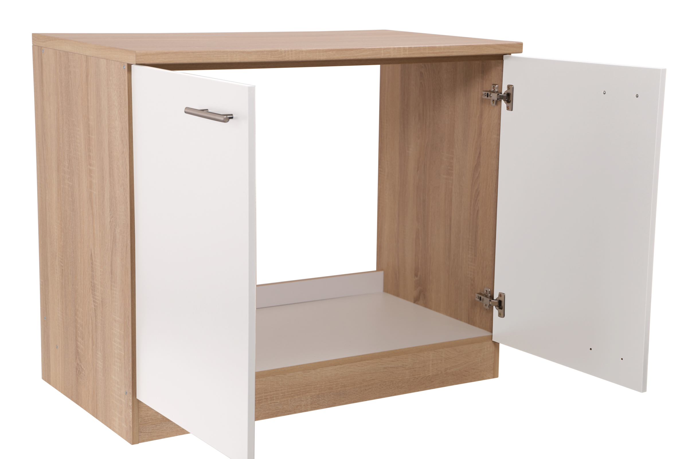 RESPEKTA Meuble évier »Merle« Breite 100 cm, mit Soft-Close Funktion, Stangengriffe aus Metall