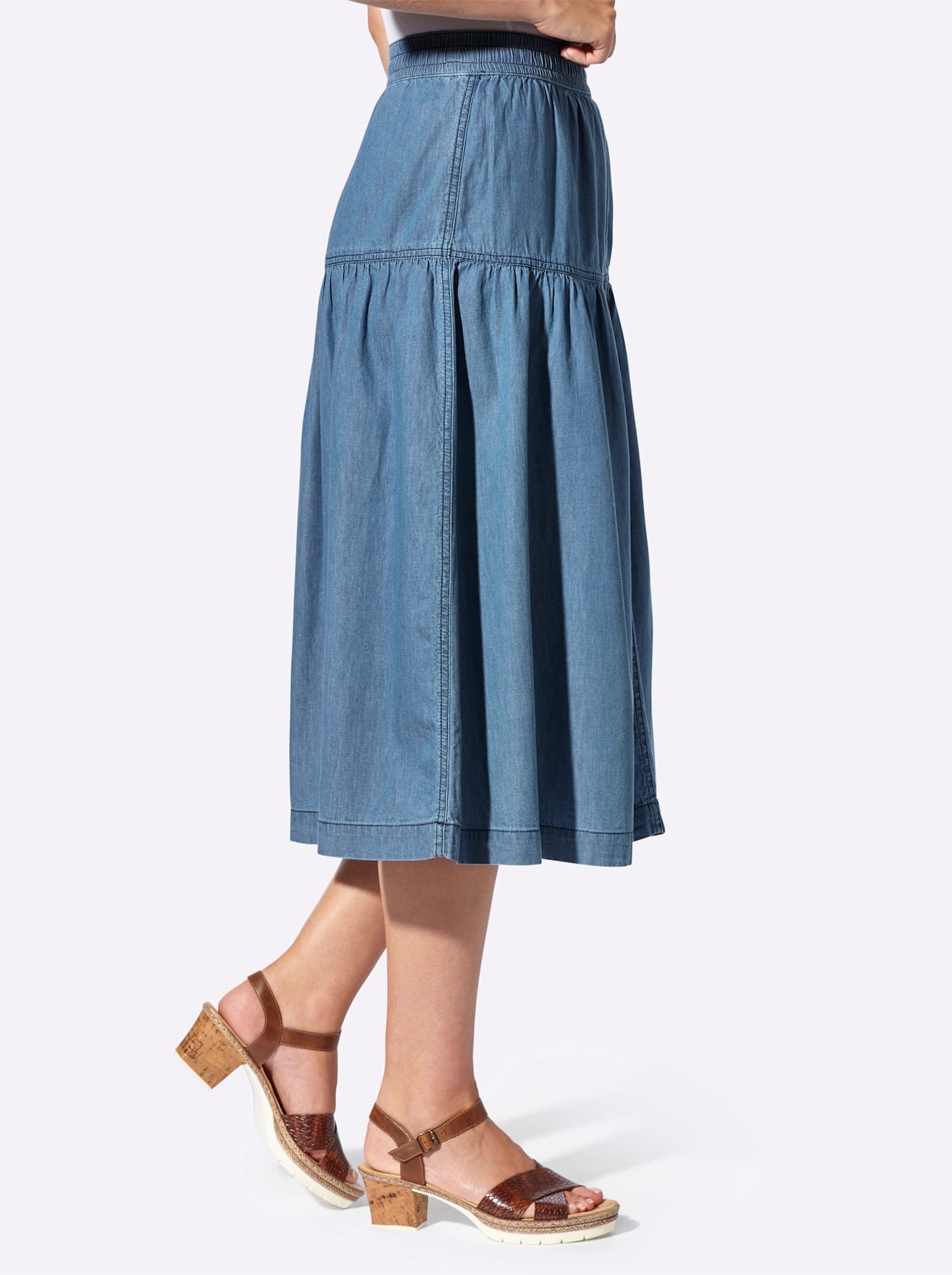 Classic Basics Jeansrock
