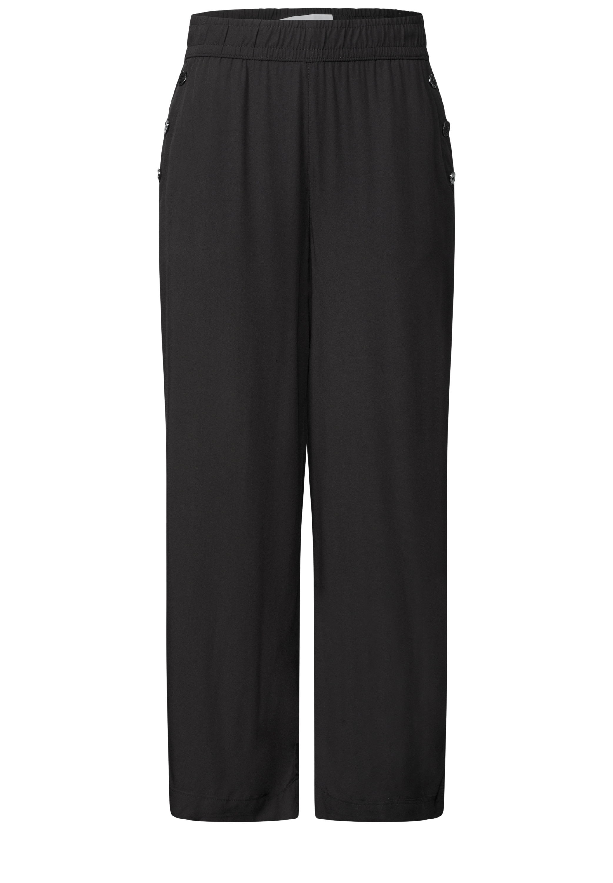 STREET ONE Pantalon en tissu »Style Emee«  pantalon d'été avec taille élastique coupe ample