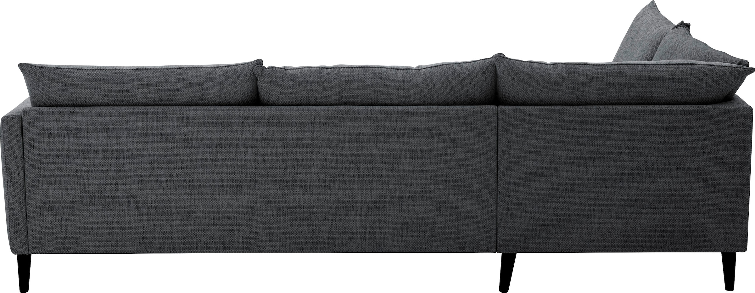 ATLANTIC home collection Ecksofa »Rekvik L-Form«, mit Wellenunterfederung, mit Massivholzfüssen