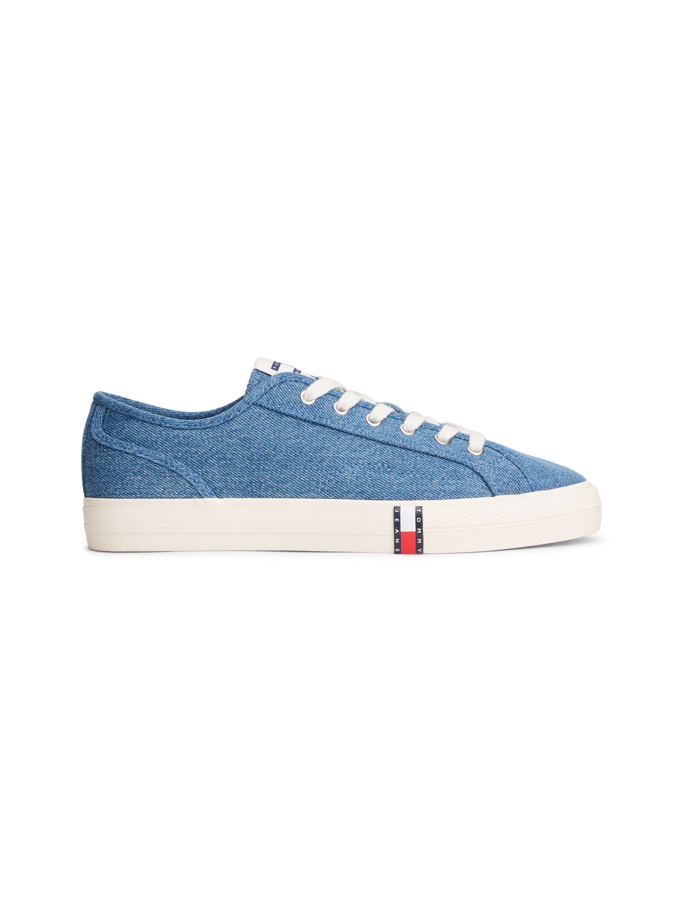 Tommy Jeans Plateausneaker »ARCHIVE Y2K DENIM«  Schnürschuh, Halbschuh, Freizeitschuh mit Flagge im Plateau