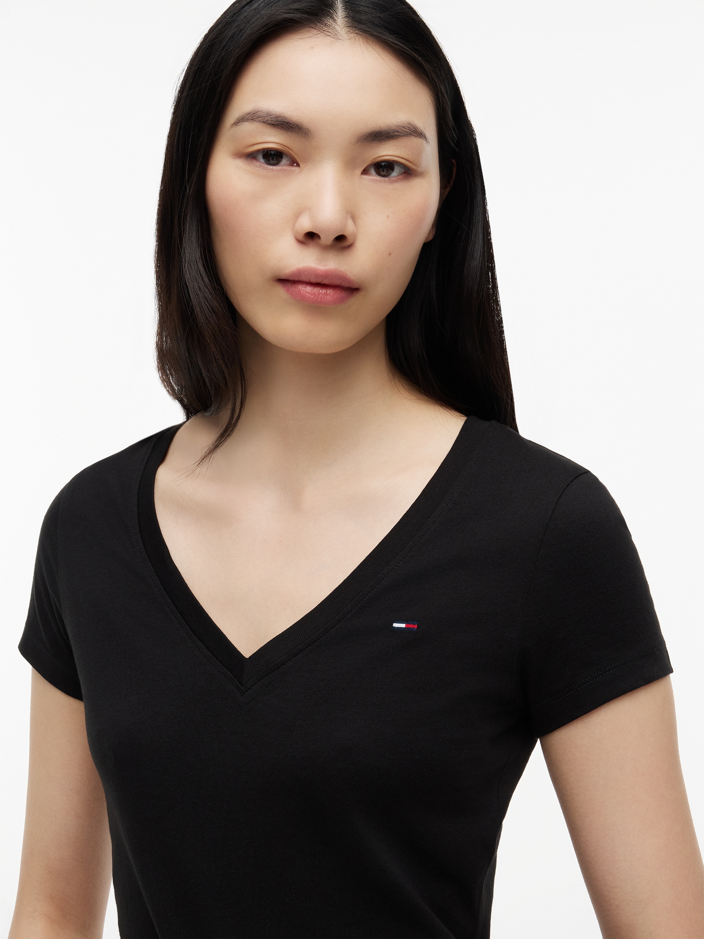 Tommy Jeans T-shirt en V »TJW 3PACK V-NECK TEE« Paquet, , 3 Baumwolle, V-Ausschnitt, 3 Stück im Set