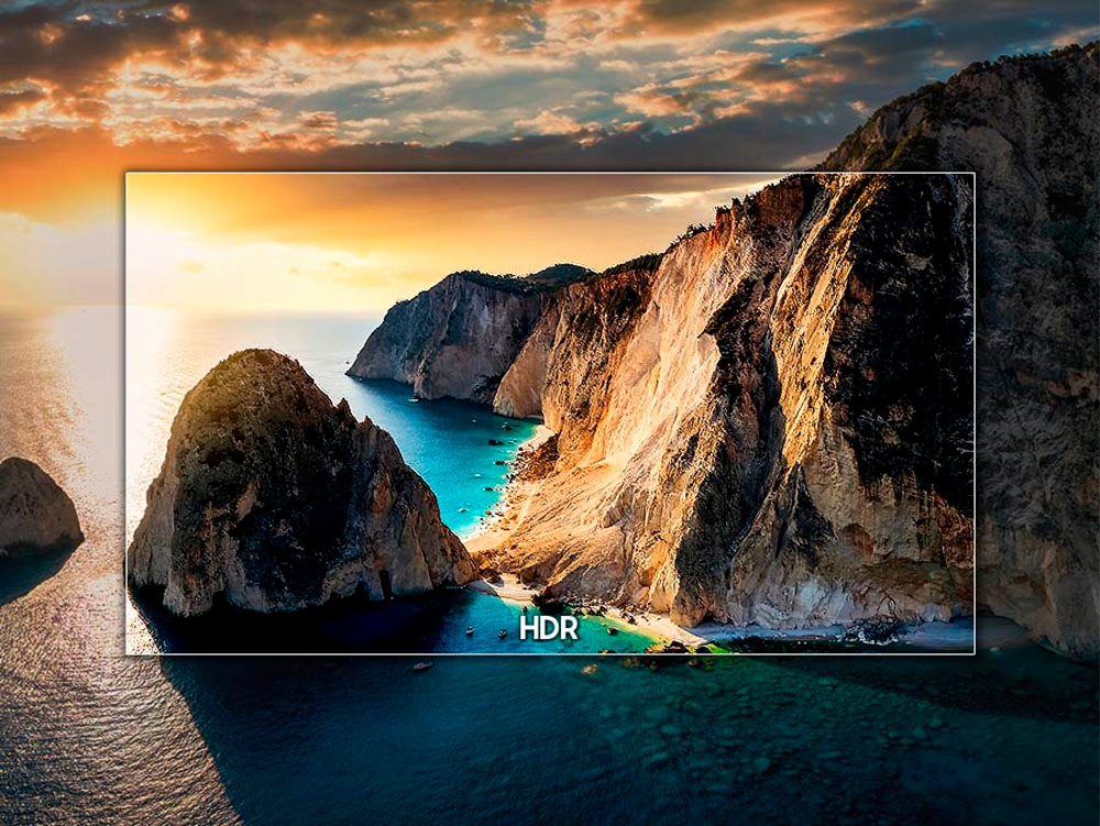 Samsung LED-Fernseher »GU55DU7179U«, 4K Ultra HD, Smart-TV, Crystal UHD, Q-Symphony, Dolby Surround Sound, Triple Tuner, Smart-Hub