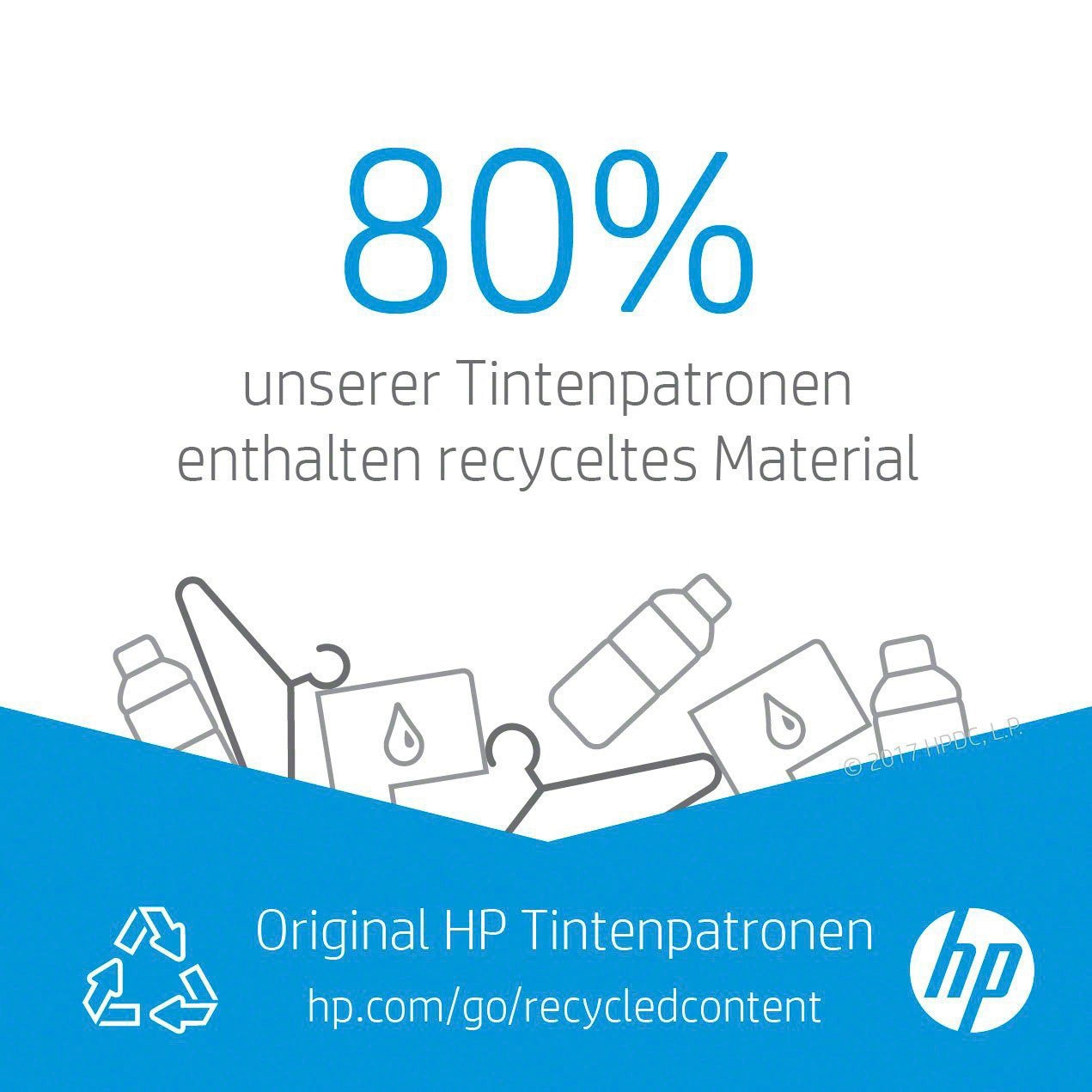 HP Tintenpatrone »hp 912XL«, original Druckerpatrone 912 cyan