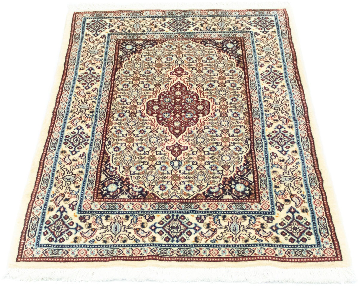 Image of morgenland Teppich »Moud Teppich handgeknüpft blau«, rechteckig, 10 mm Höhe bei Ackermann Versand Schweiz