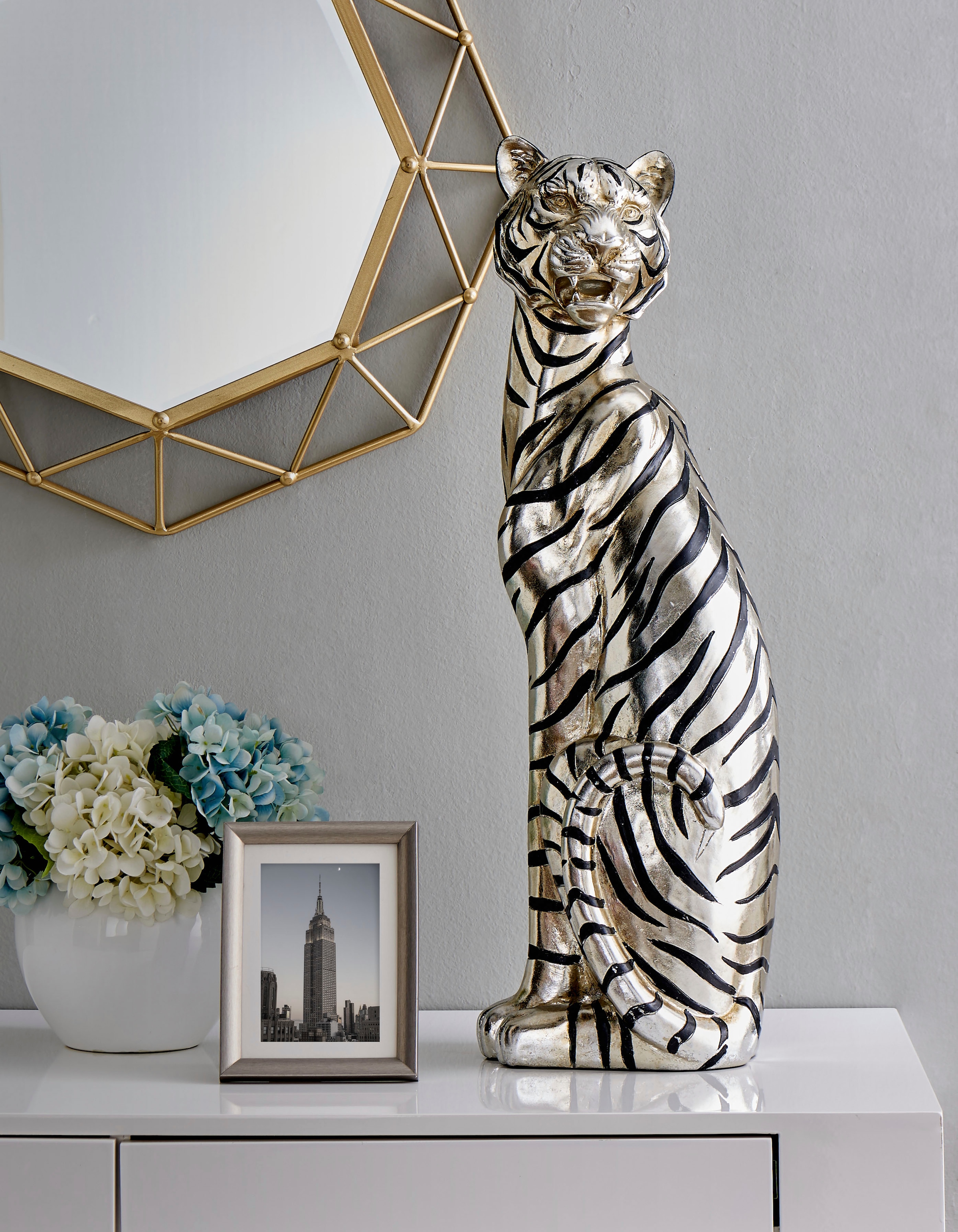 Leonique Dekofigur »Sitzender Tiger«, Dekoobjekt, Höhe 74cm kaufen | Deko-Objekte