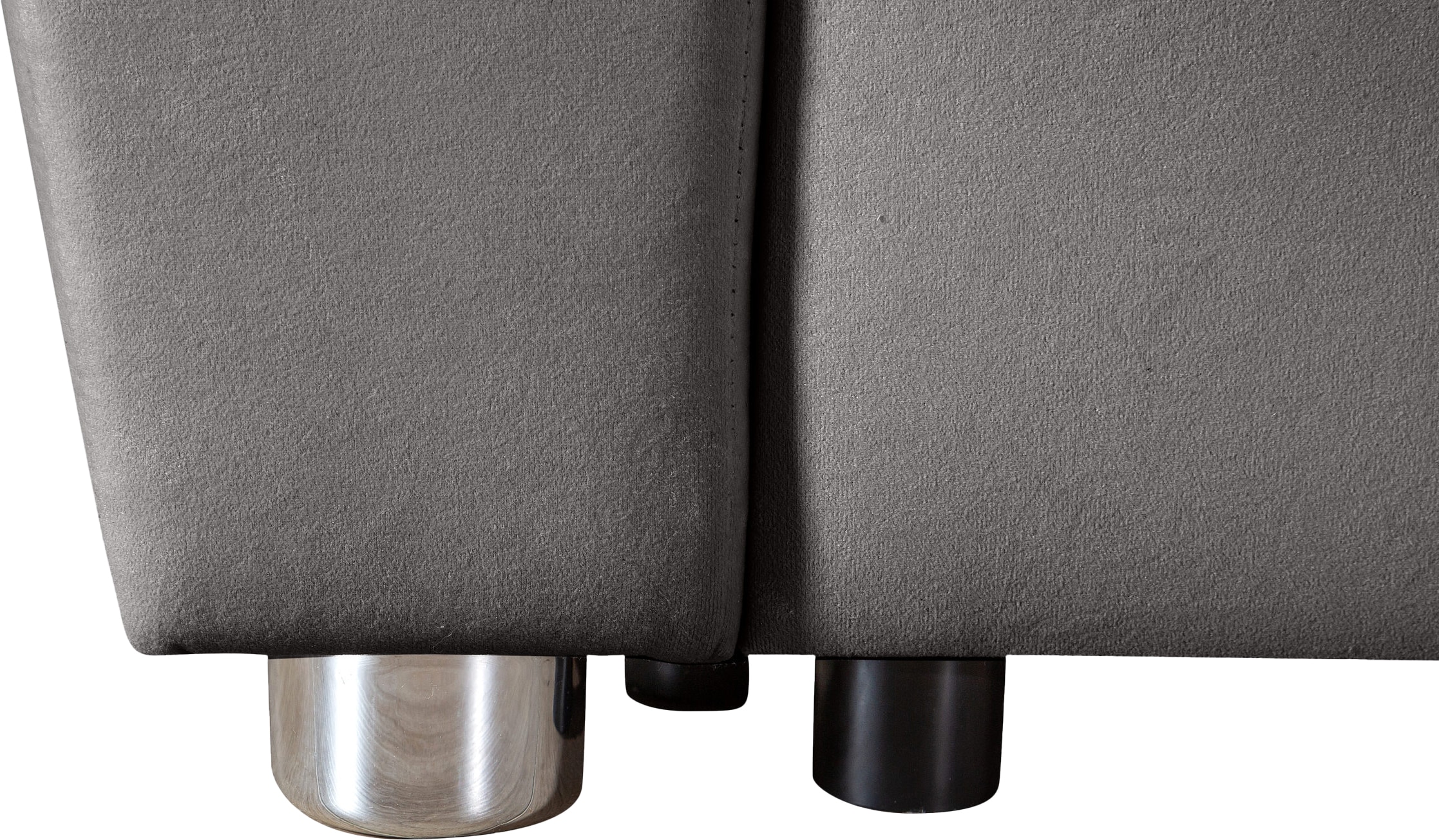 COLLECTION AB Ecksofa »Jana L-Form, B: 220 cm« Bettfunktion, Bettkasten & 1 Zierkissen, Federkern