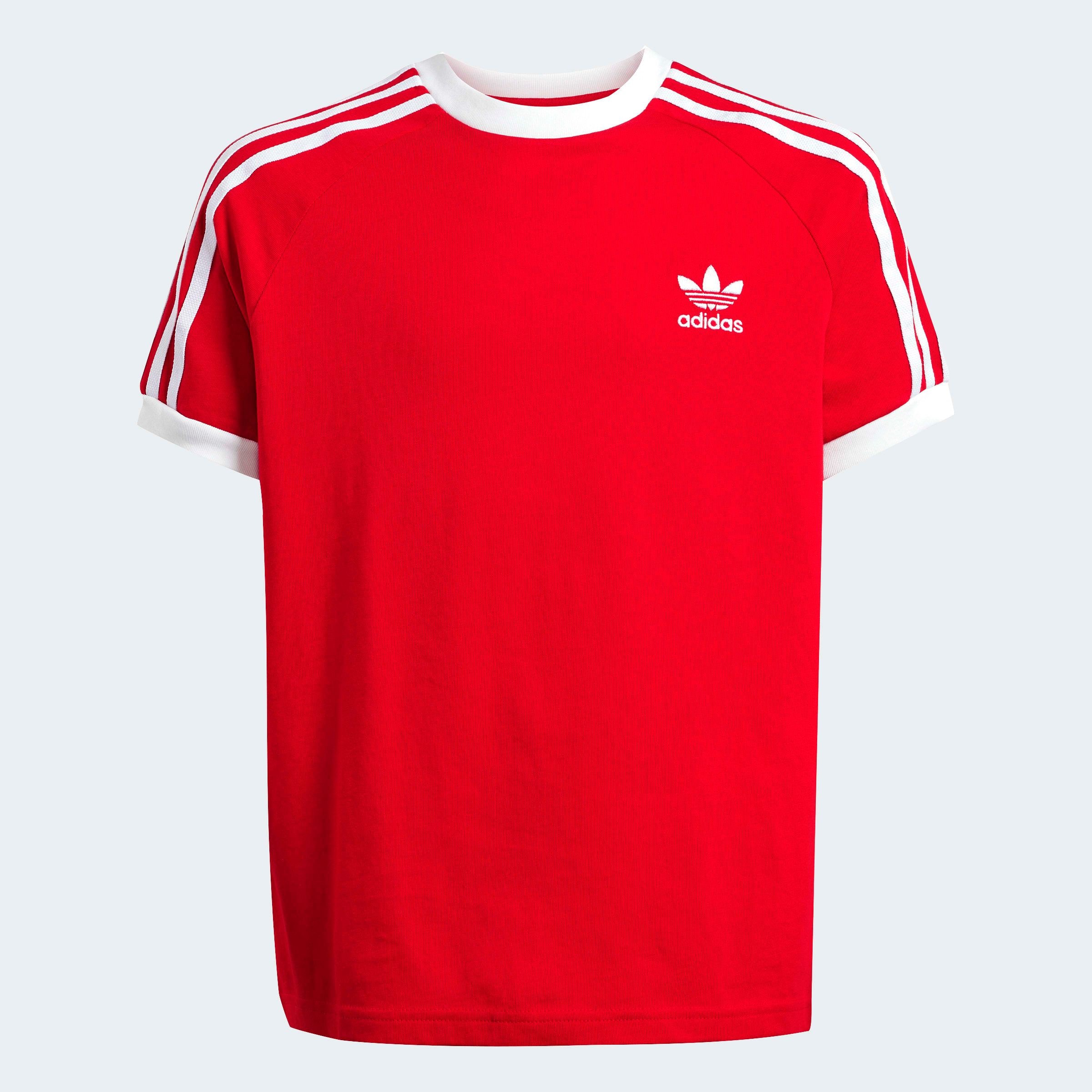 adidas Originals T-shirt »3 STRIPE TEE« sportlicher Stil, mit kurzen Ärmeln, für Kinder, aus Baumwolle