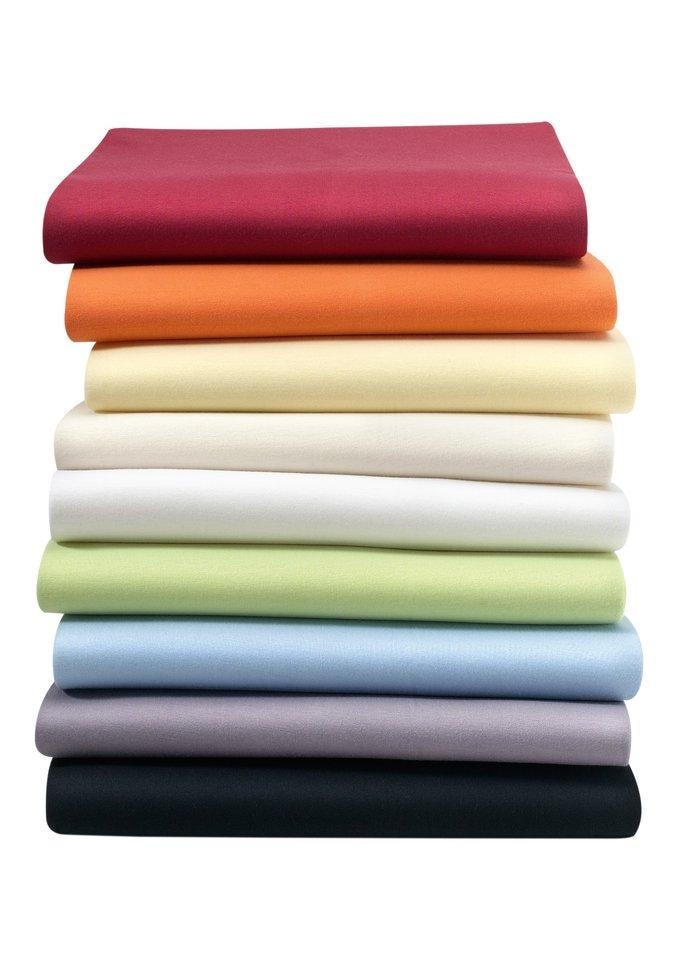 cm Matratzen kaufen Baumwolle«, 100% aus für 30 Spannbettlaken »Jessi bis bequem Baumwolle, aus Schiesser Höhe