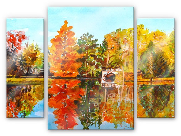 Image of Wall-Art Mehrteilige Bilder »Bunter Sommer (3-teilig)«, (Set, 3 St.) bei Ackermann Versand Schweiz