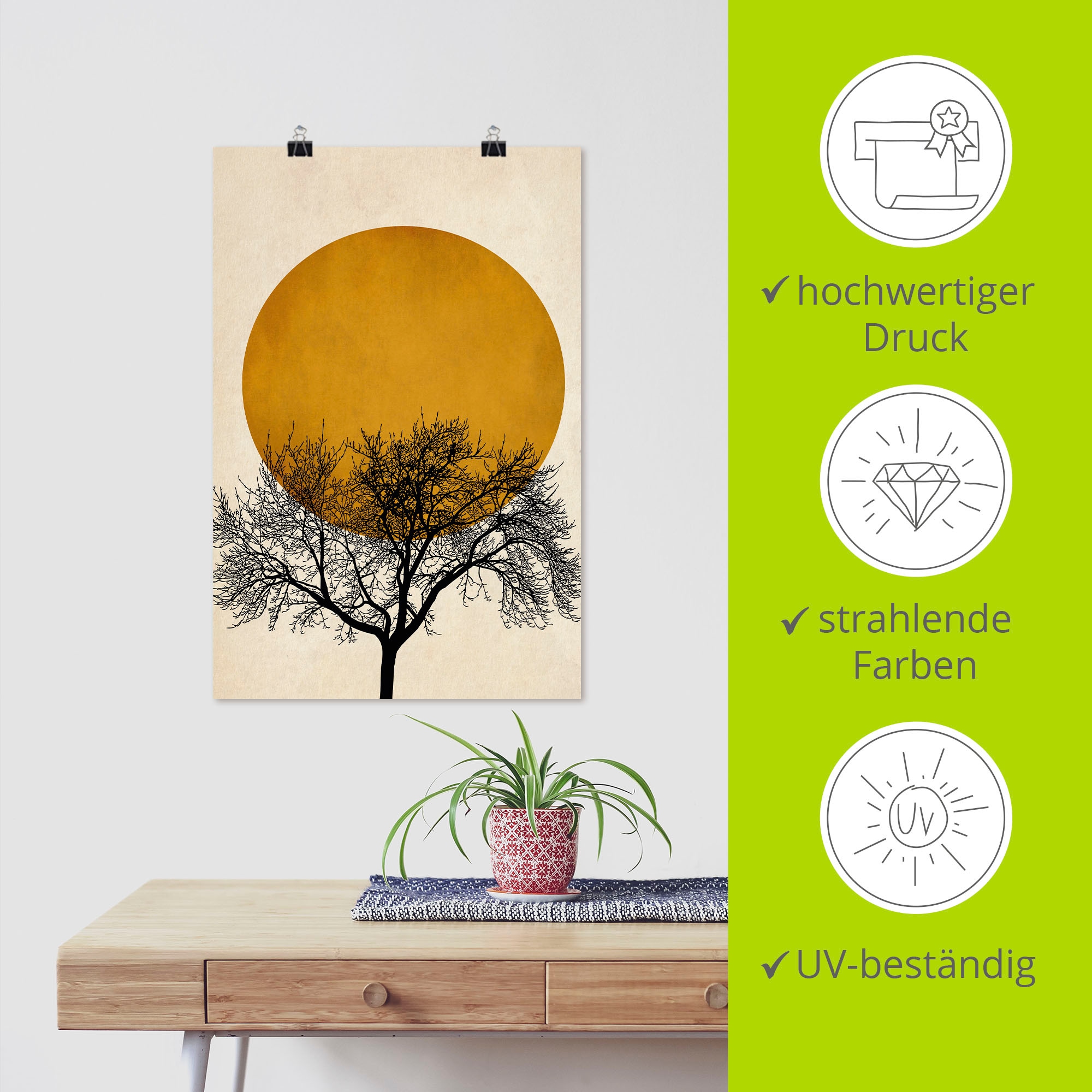 Artland Poster »Wintermorgen« 1 cuis tlg. ohne Rahmen