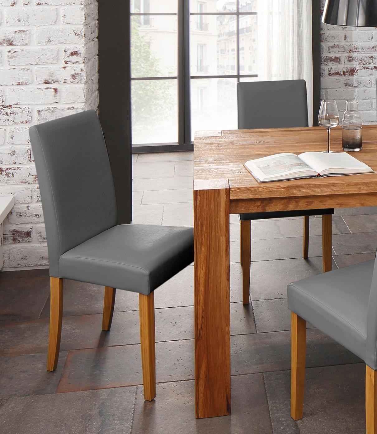 Image of Home affaire Esszimmerstuhl »Lucca«, (Set), 2 St., Kunstleder-Polyester bei Ackermann Versand Schweiz