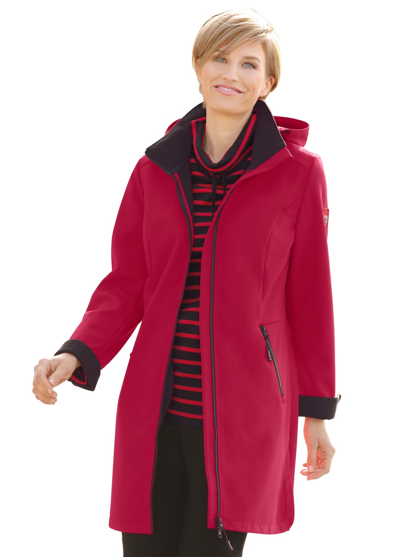 Jacke mit Fleece-Futter