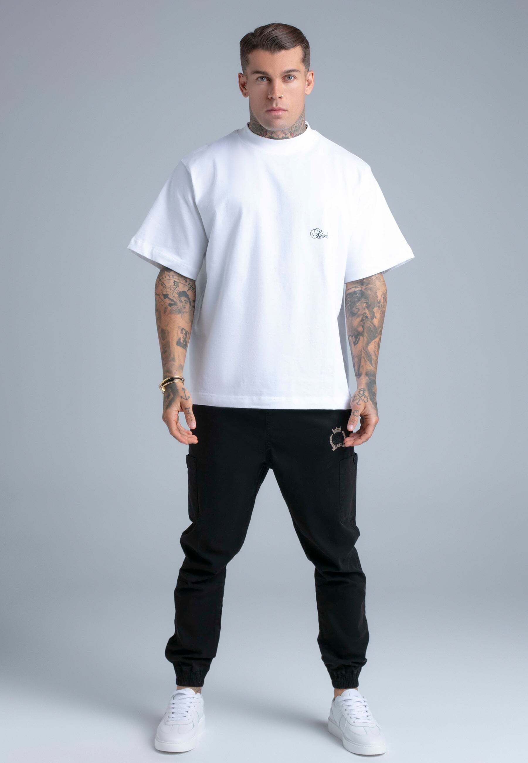 Siksilk Pantalon cargo »Siksilk Cargohose Slim Fit«